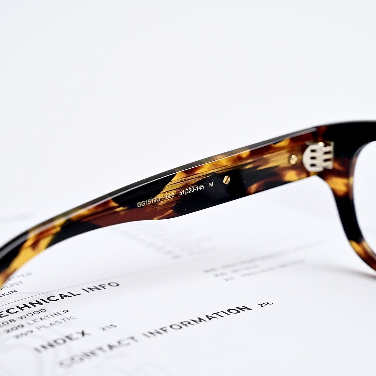 Gucci GUCCI GG1519O 002 GLASSES Size ONE SIZE - 7 Thumbnail