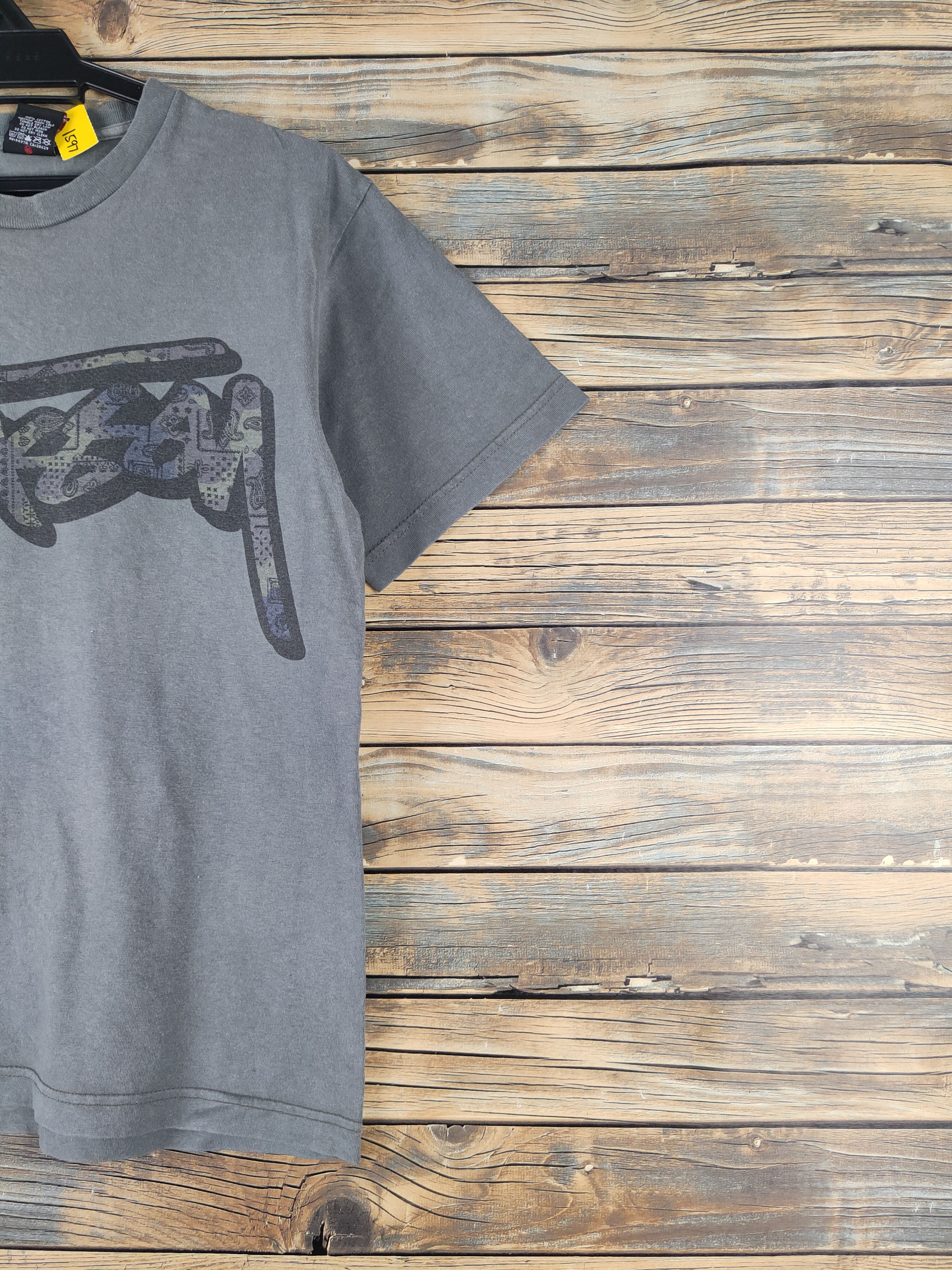 Stussy DL Stussy Dark Gray Short Sleeve T-shirt #1597 Size US S / EU 44-46 / 1 - 5 Thumbnail