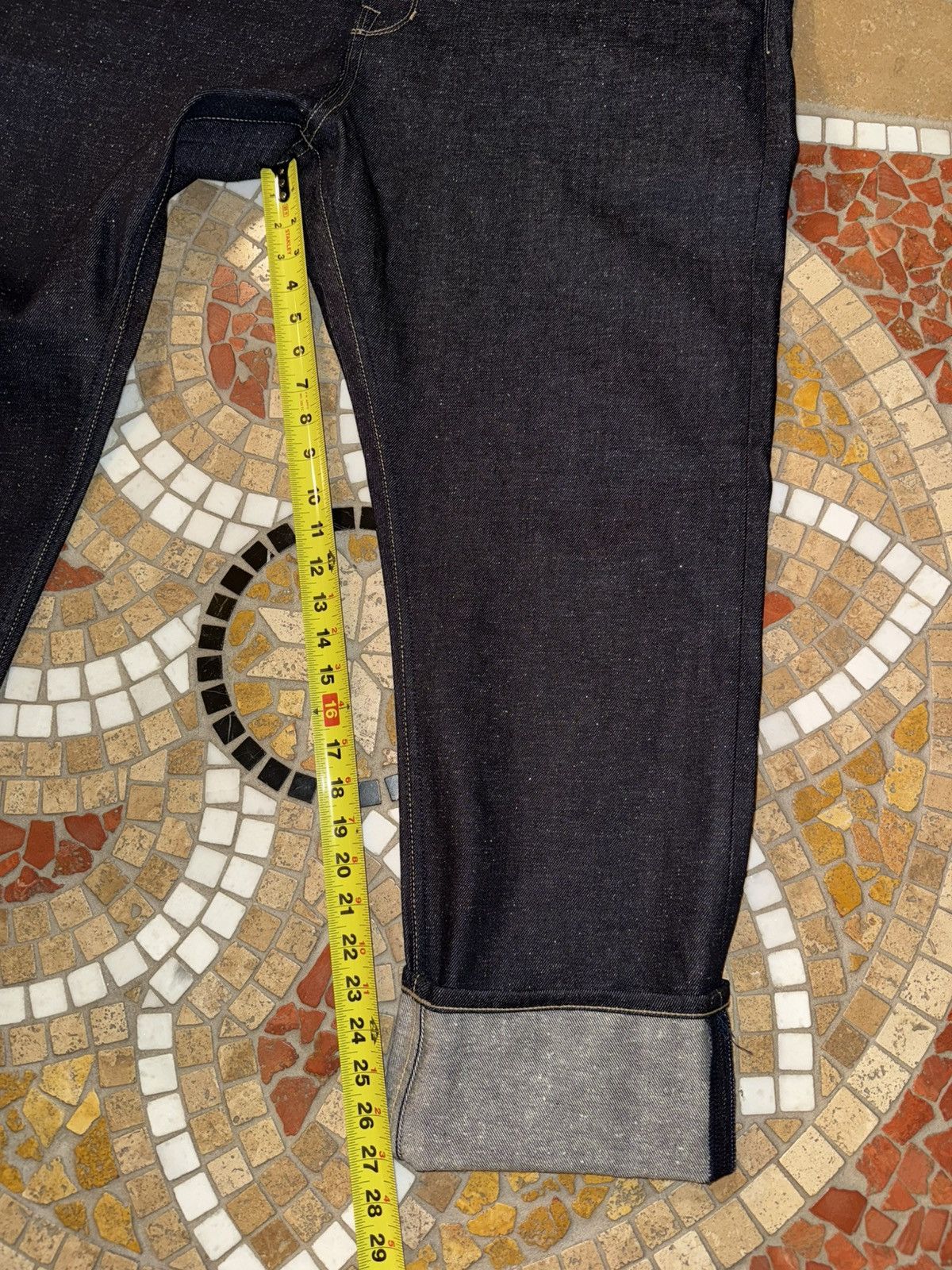 Railcar Fine Goods Railcar Fine Goods Spikes Taper Leg Japanese Nep Denim NWT Size US 44 / EU 60 - 4 Thumbnail