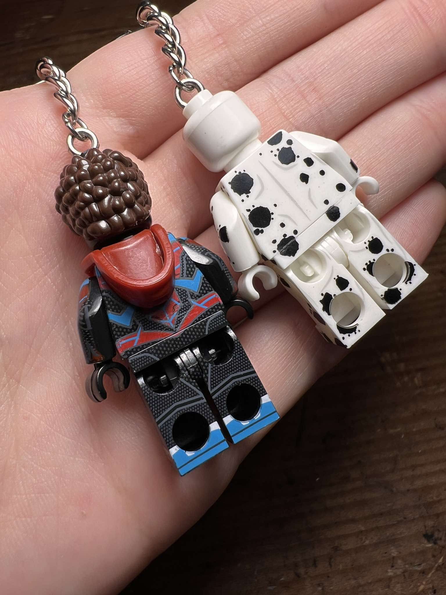 Marvel Comics Dragon Ball Z Goku Vegeta anime minifigure keychain Size ONE SIZE - 8 Thumbnail
