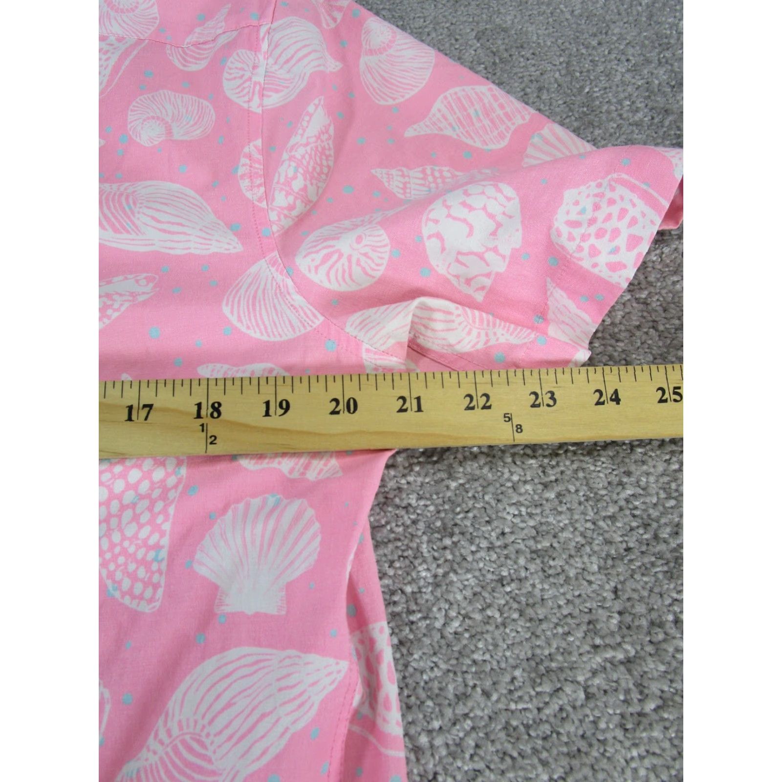 Chubbies VINTAGE Chubbies Women's Button-Up Shirt M Pink Solid Short Sleeve Collared Cotton 90s Womens Size M / US 6-8 / IT 42-44 - 6 Thumbnail