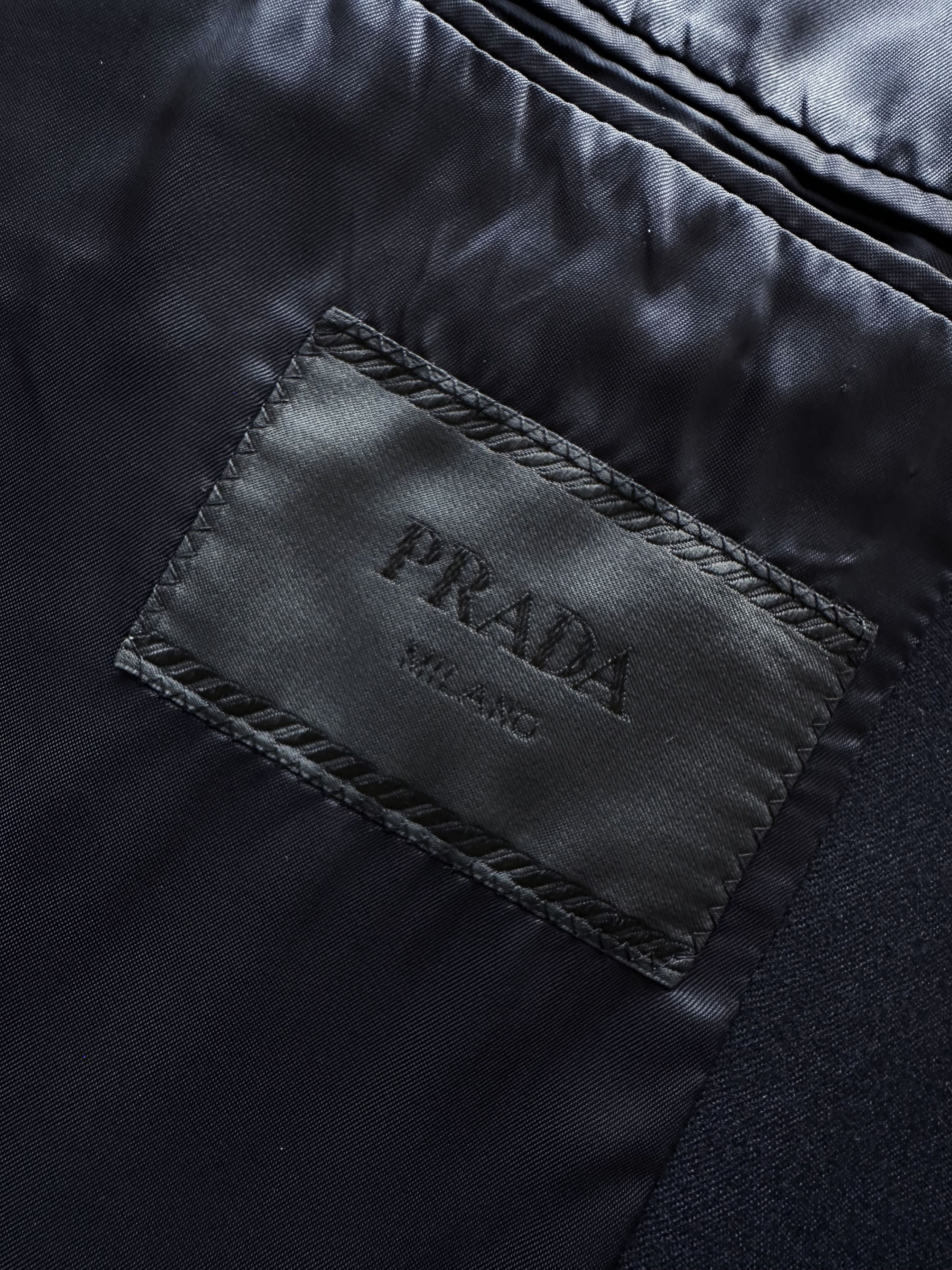 Prada Prada dark navy wool blazer Size 50R - 2 Thumbnail