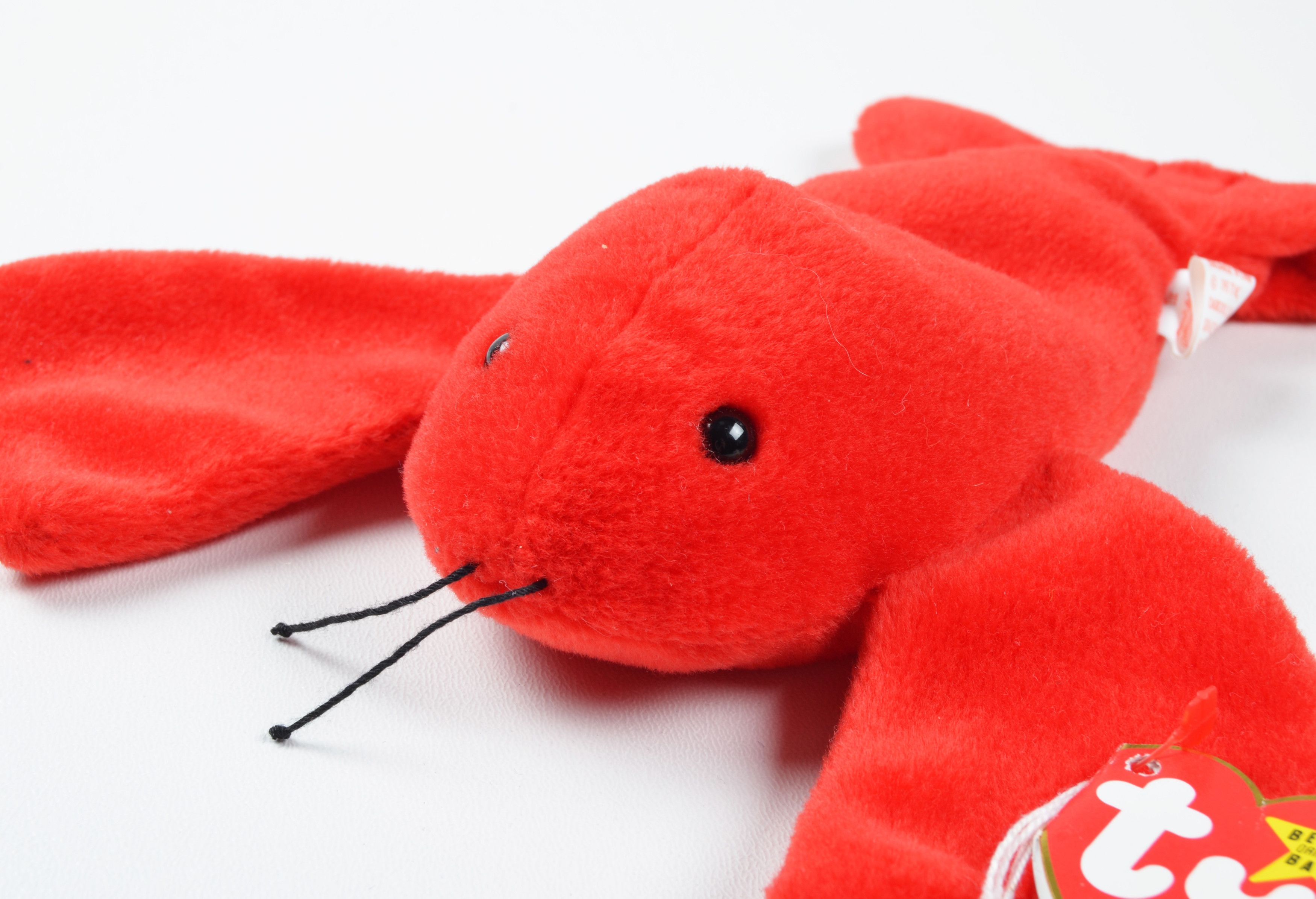 Vintage Ty Beanie Babies Pinchers Lobster Plush 1993 Red Vintage Size ONE SIZE - 2 Thumbnail