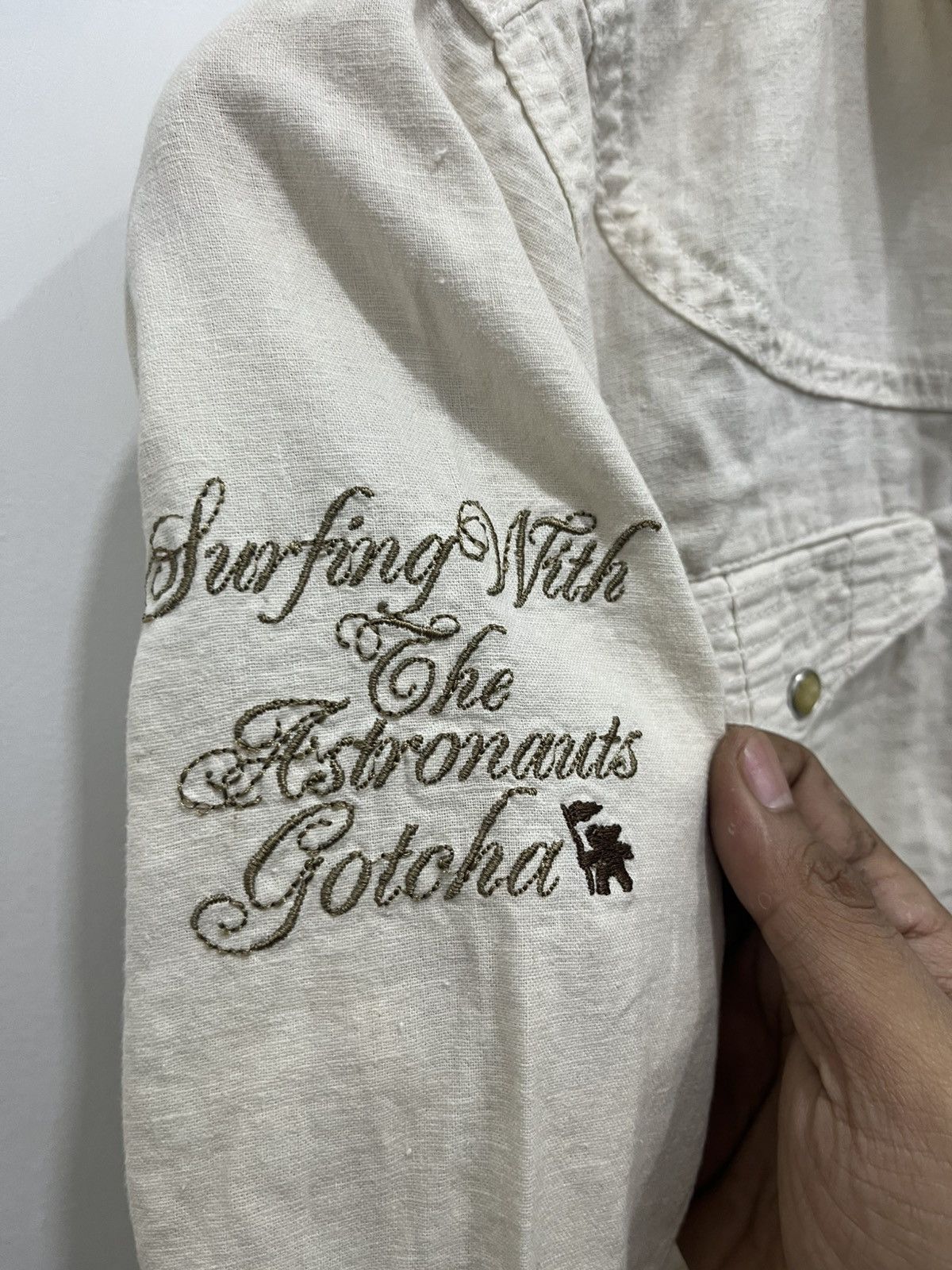 Japanese Brand Gotcha California Japanese Poem Vtg Size US S / EU 44-46 / 1 - 7 Thumbnail