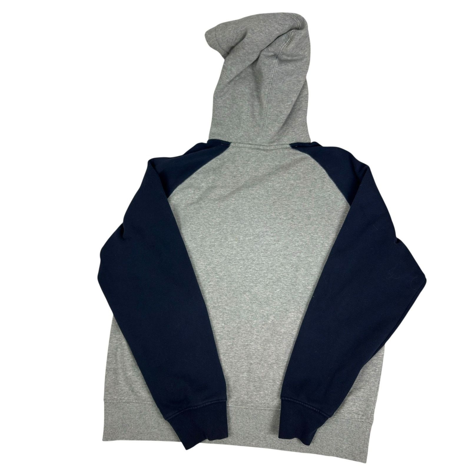 Nike Nike Men's Gray Blue Spellout Fleece Lined Pullover Hoodie L Size US L / EU 52-54 / 3 - 9 Thumbnail