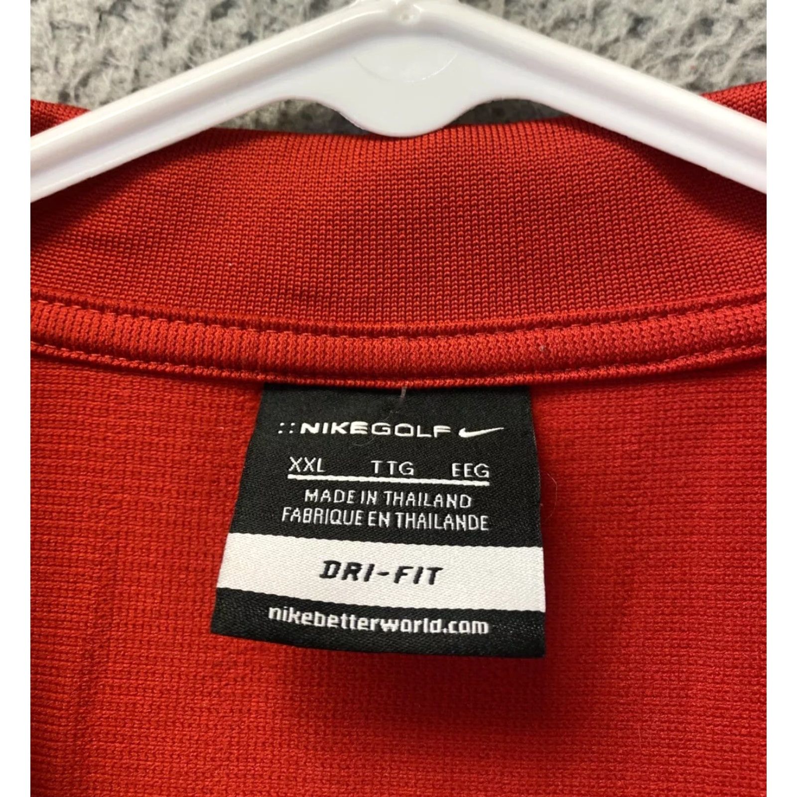 Nike Nike Golf Fit Dry Polo Shirt Men's XXL Short Sleeve Red Mens /111-42 Size US XXL / EU 58 / 5 - 5 Thumbnail