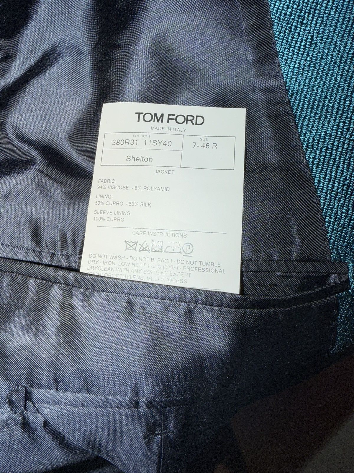 Tom Ford Tom Ford Shawl Collar Blazer Size US S / EU 44-46 / 1 - 6 Thumbnail