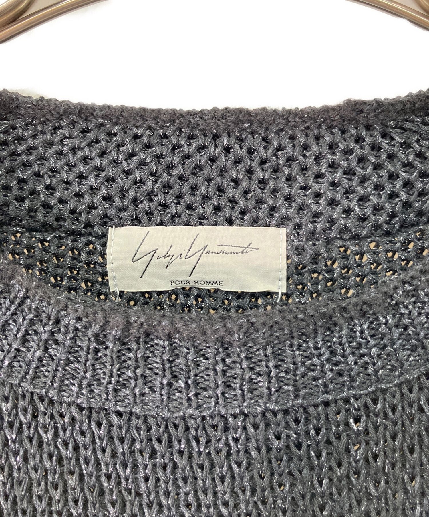 Yohji Yamamoto Yohji Yamamoto pour homme lightweight knitwear Size US L / EU 52-54 / 3 - 5 Thumbnail