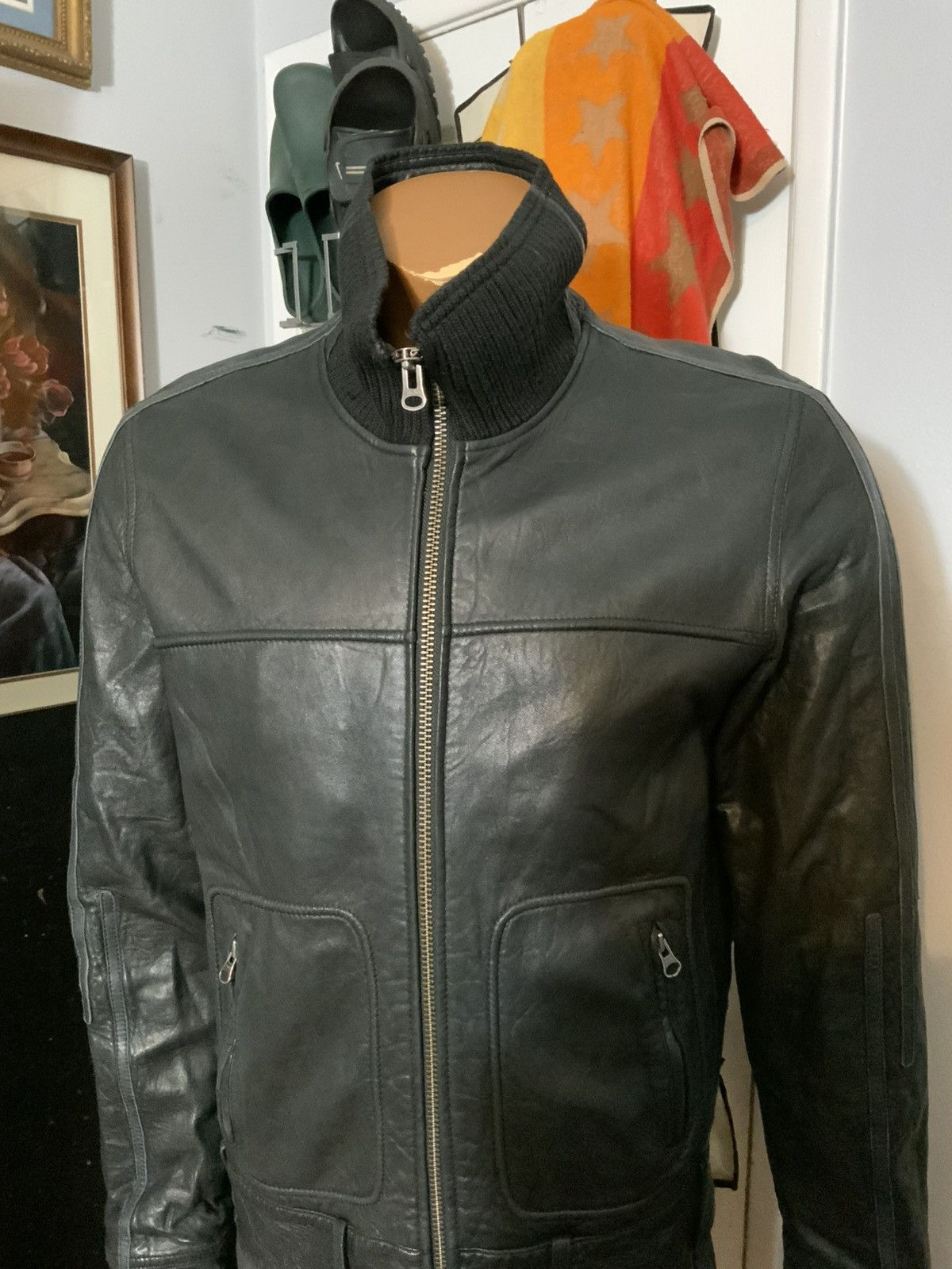 Buckler Andrew Buckler Faithful Unto Death Leather Motorcycle Jacket Size US M / EU 48-50 / 2 - 16 Thumbnail