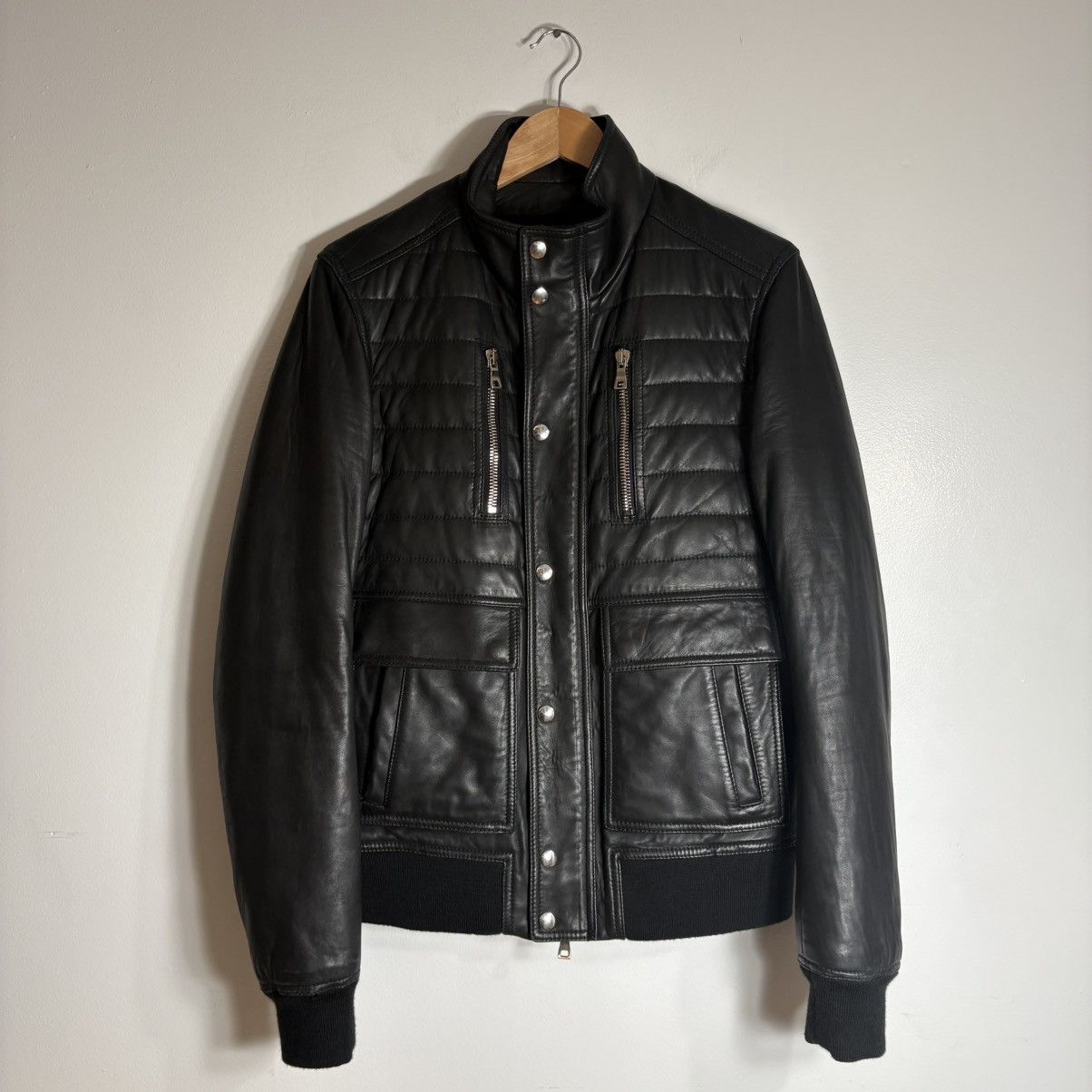 Men's Balmain Leather Jackets | Grailed
