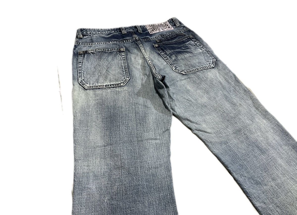 Japanese Brand 🔥Sick Y2K JPEGG Stud Denim Faded LGB Size US 33 - 7 Thumbnail
