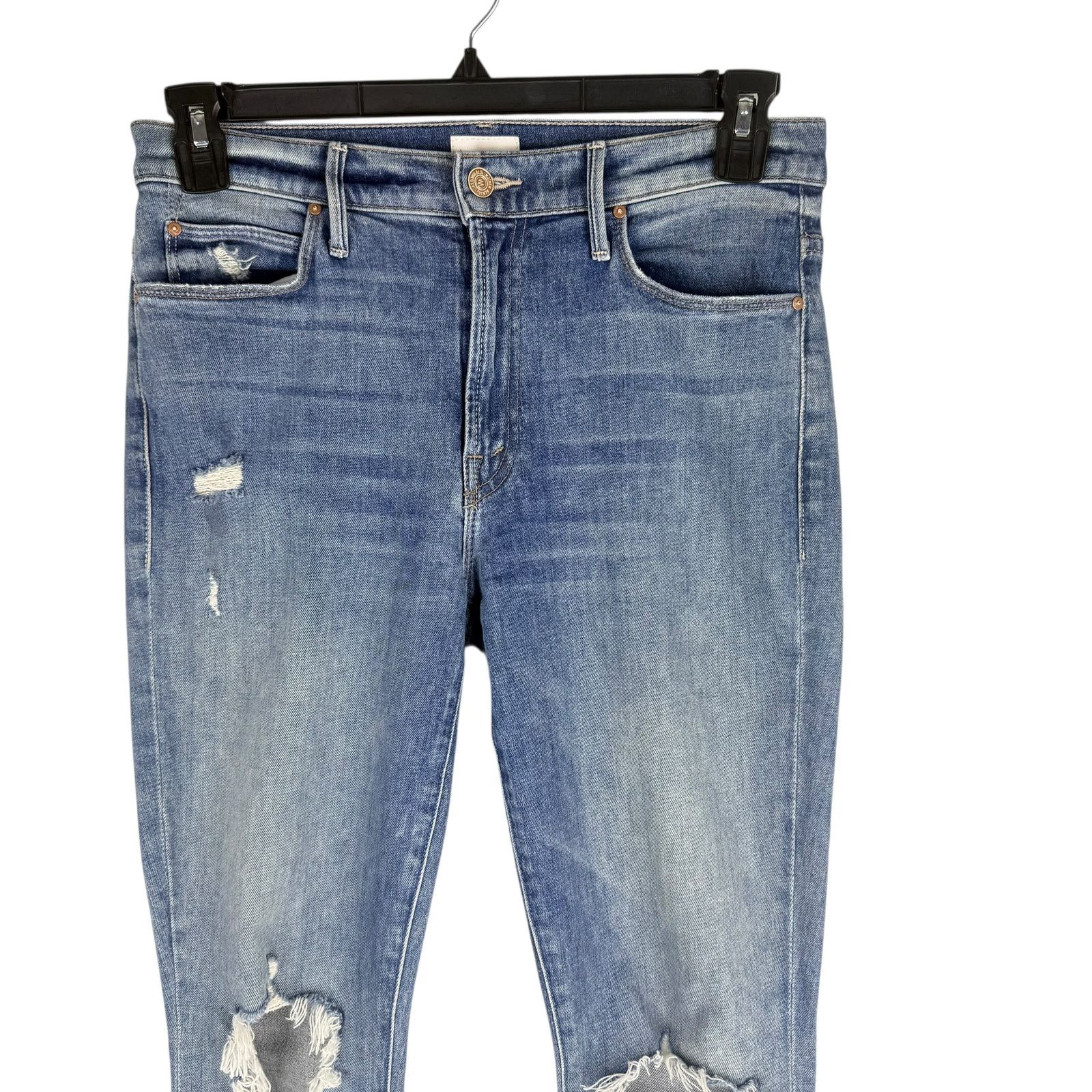 MOTHER Mother The Stunner Ankle Step Fray Helter Skelter Jeans 28 Size 28" / US 6 / IT 42 - 3 Thumbnail