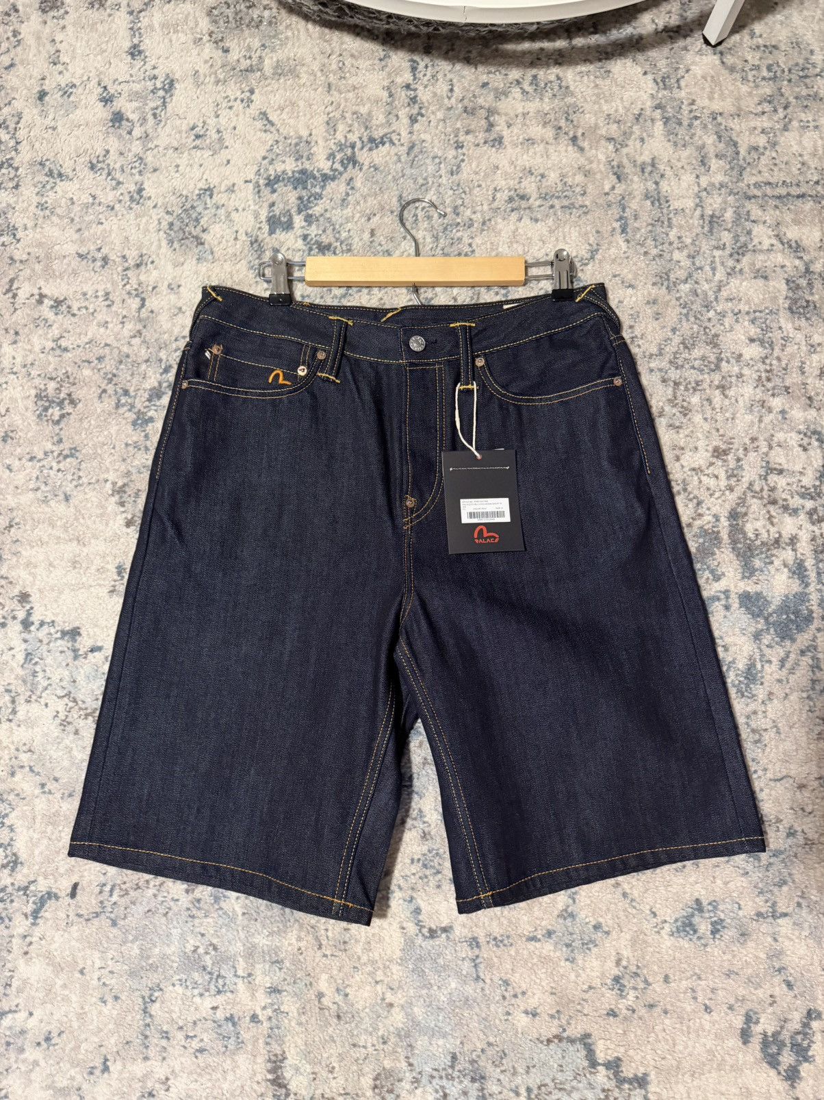 Evisu × Palace Palace Evisu Raw Denim Short Size US 32 / EU 48 - 1 Thumbnail