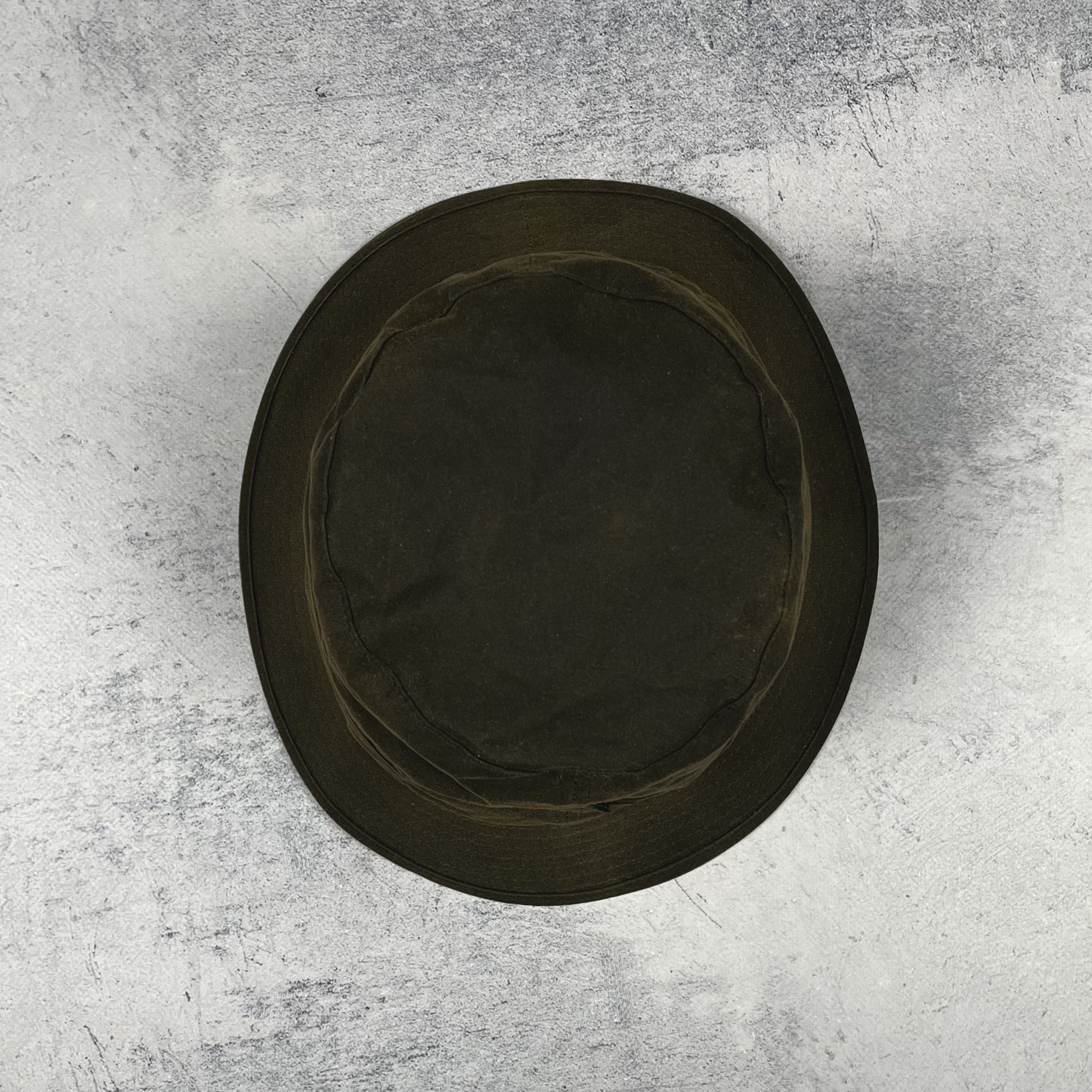 Barbour Barbour Waxed Olive Bucket Hat Size ONE SIZE - 7 Thumbnail