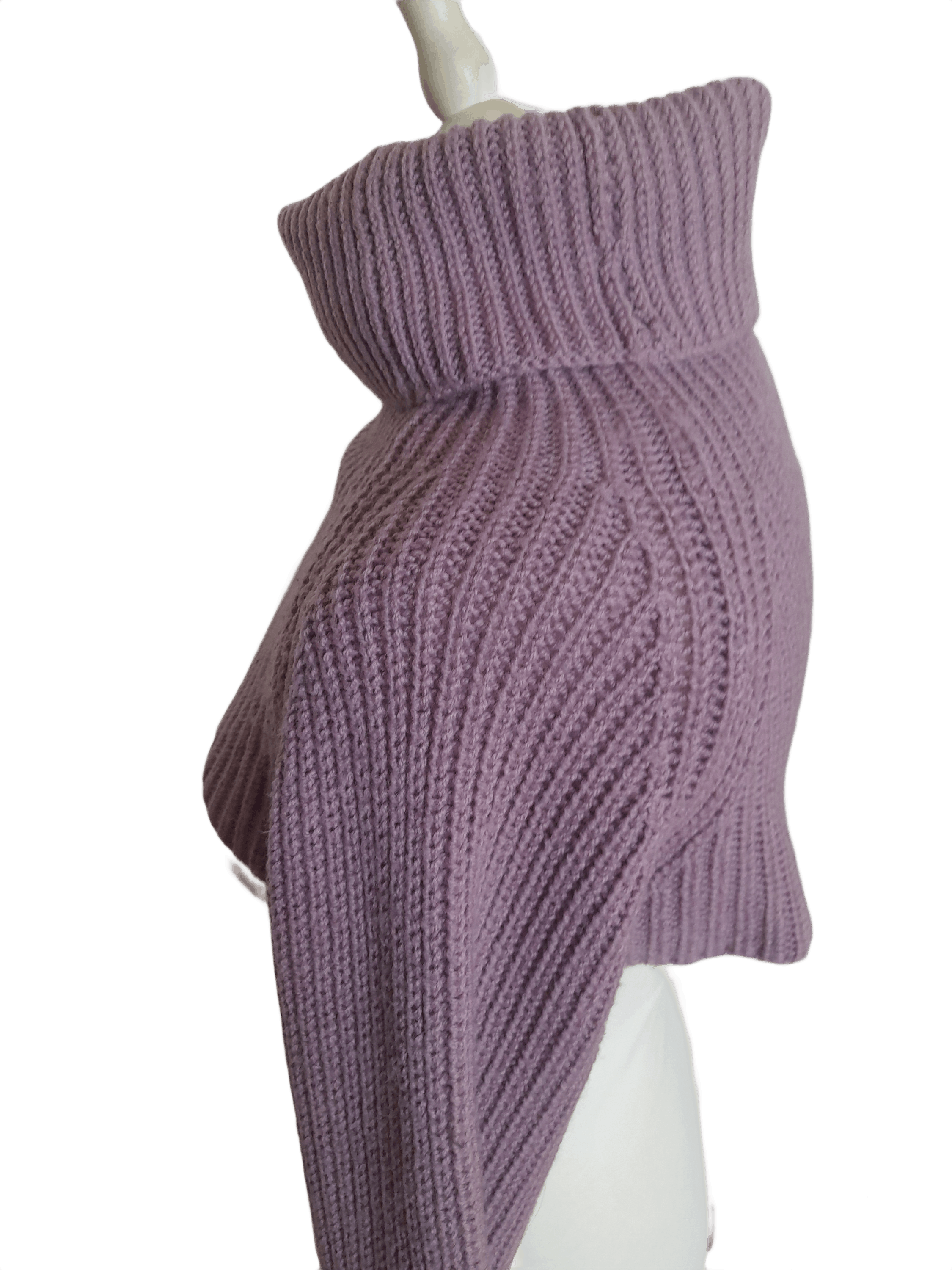 Valentino Valentino Cropped Lilac Knit Top Size L / US 10 / IT 46 - 7 Thumbnail