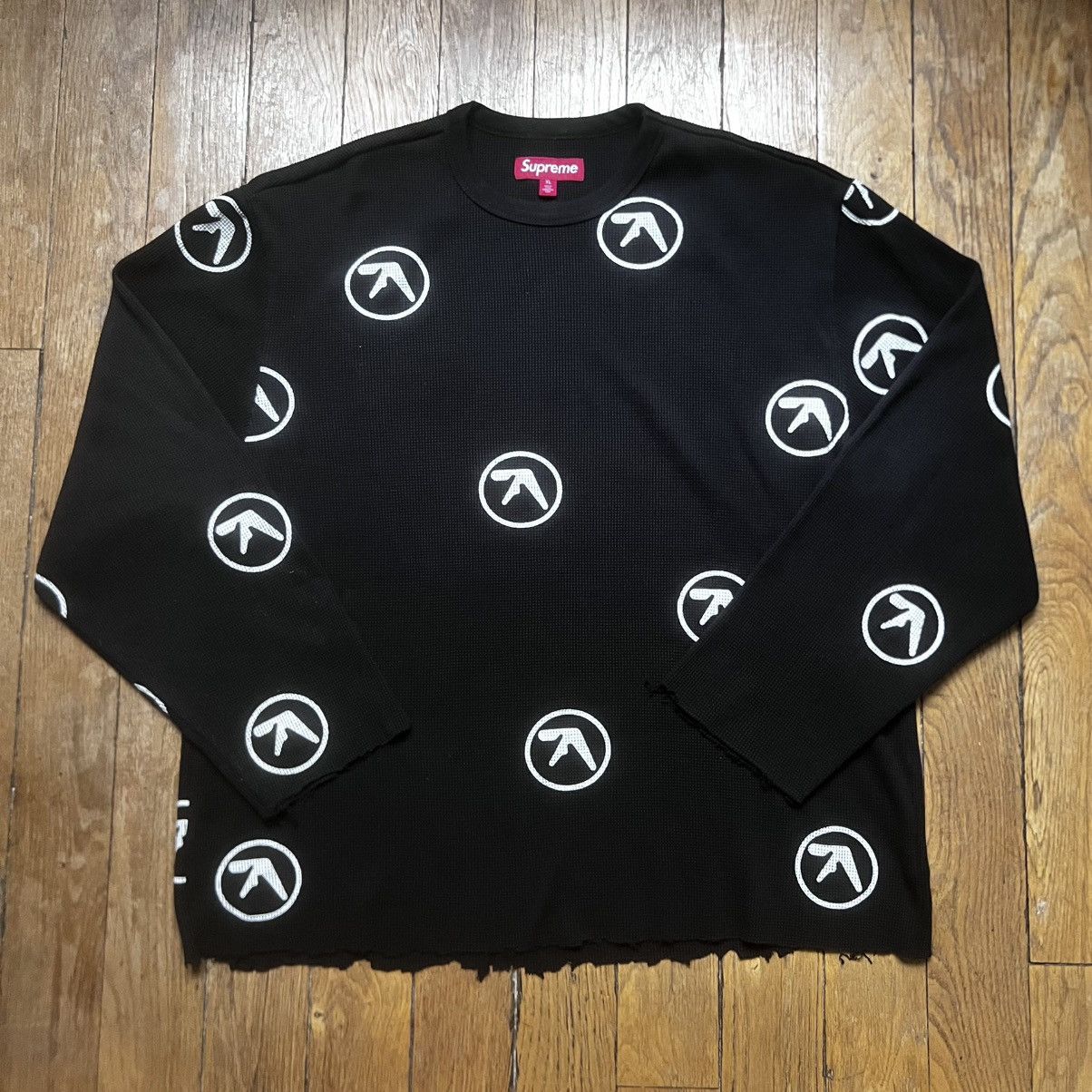 Supreme Aphex Twin Waffle Thermal Black XL