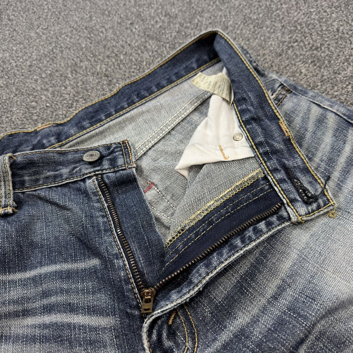 Engineered Garments × Levi's Archives ‼️ Baggy Vintage y2k Levis 703 Aging Faded Denim W33 Size US 33 - 14 Thumbnail
