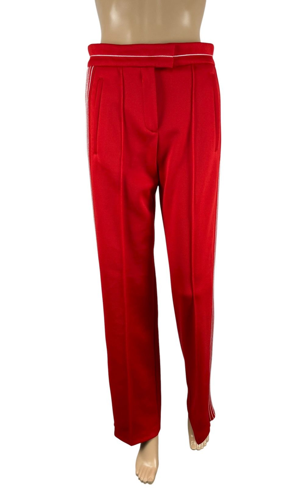 Pinko Pinko Wide Leg Pants Cotton Polyester Striped size UK6 IT38 Size 26" / US 2 / IT 38 - 2 Thumbnail