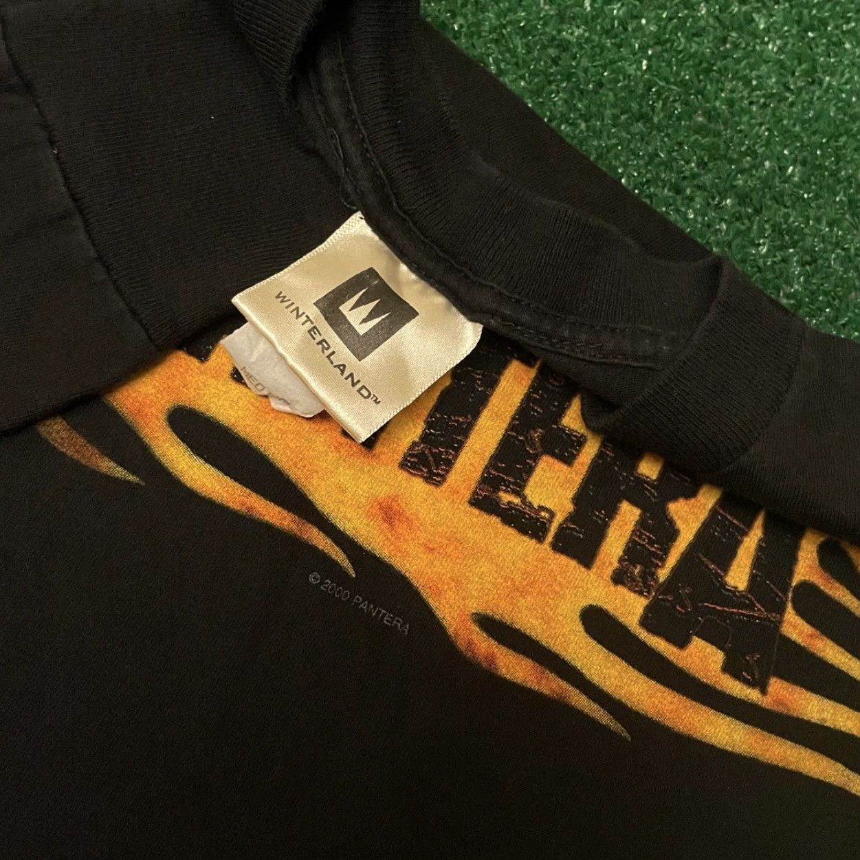 Vintage VINTAGE Pantera Band Tee Winterland 2000 VTG Shirt Mens Size M Long Sleeve Flame 90s Rock Black Mens Size US M / EU 48-50 / 2 - 2 Thumbnail