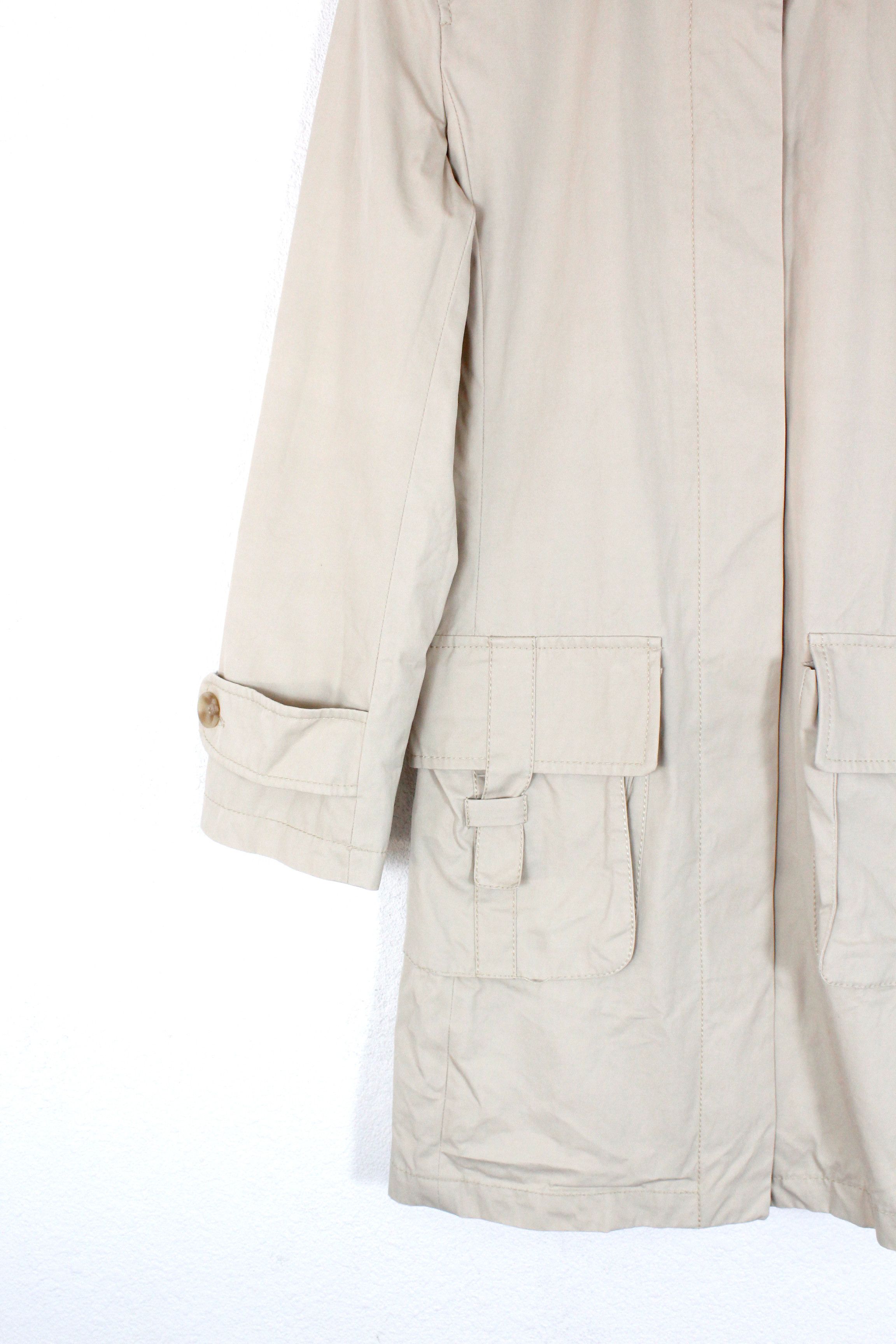Max Mara × Weekend Max Mara Womens Weekend Max Mara Beige Coat Y2K Size M / US 6-8 / IT 42-44 - 4 Thumbnail