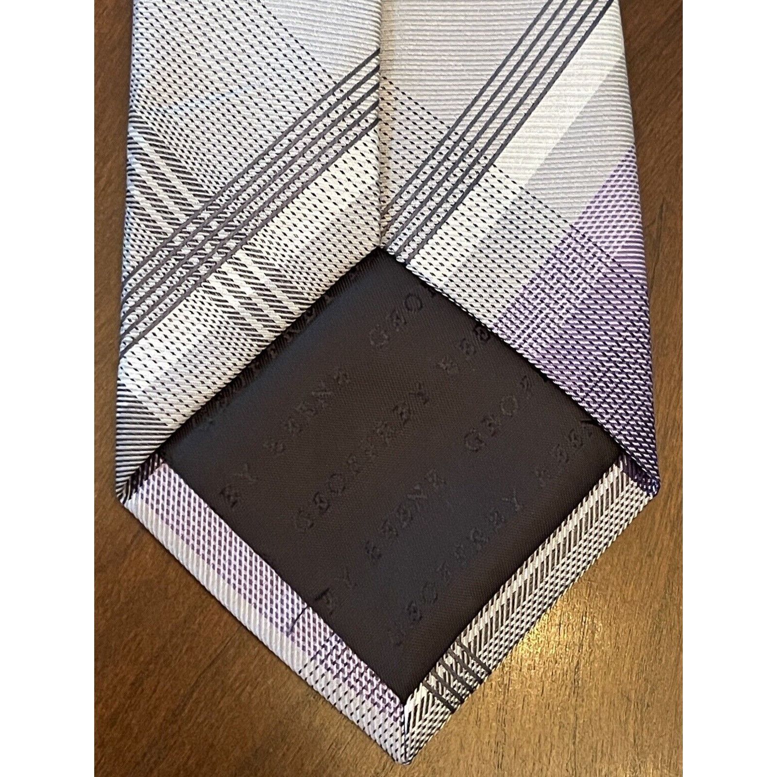 Geoffrey Beene Geoffrey Beene Purple 65% Silk 35% Polyester Made In China Size ONE SIZE - 2 Thumbnail