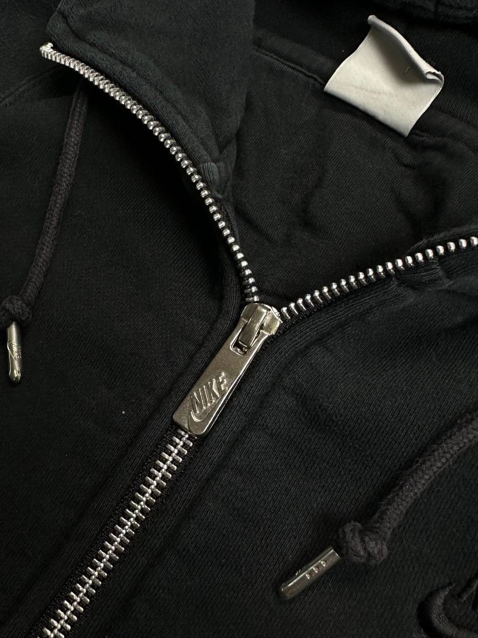 Nike Vintage Nike Swoosh Boxy Heavy Cotton Zip Hoodie Y2K L Size US L / EU 52-54 / 3 - 5 Thumbnail