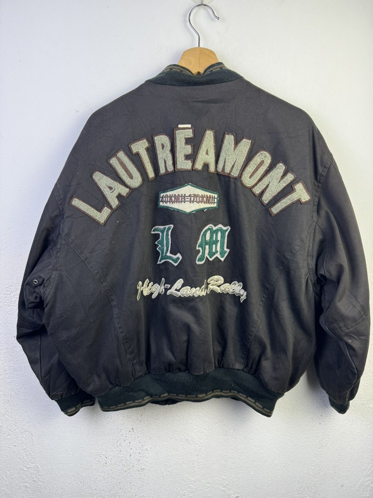 Vintage Lautreamont Bomber Jacket reversable Jacket Size US L / EU 52-54 / 3 - 1 Thumbnail