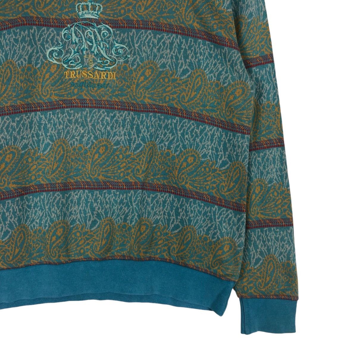 Trussardi Vintage Italian Designer Trussardi Sweatshirt Jumper Small Size US S / EU 44-46 / 1 - 4 Thumbnail