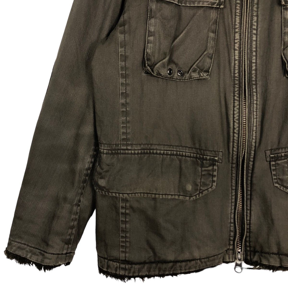 Japanese Brand 🔥Vintage Biker Jacket Military Design Cargo Chore Chevignon Size US L / EU 52-54 / 3 - 4 Thumbnail