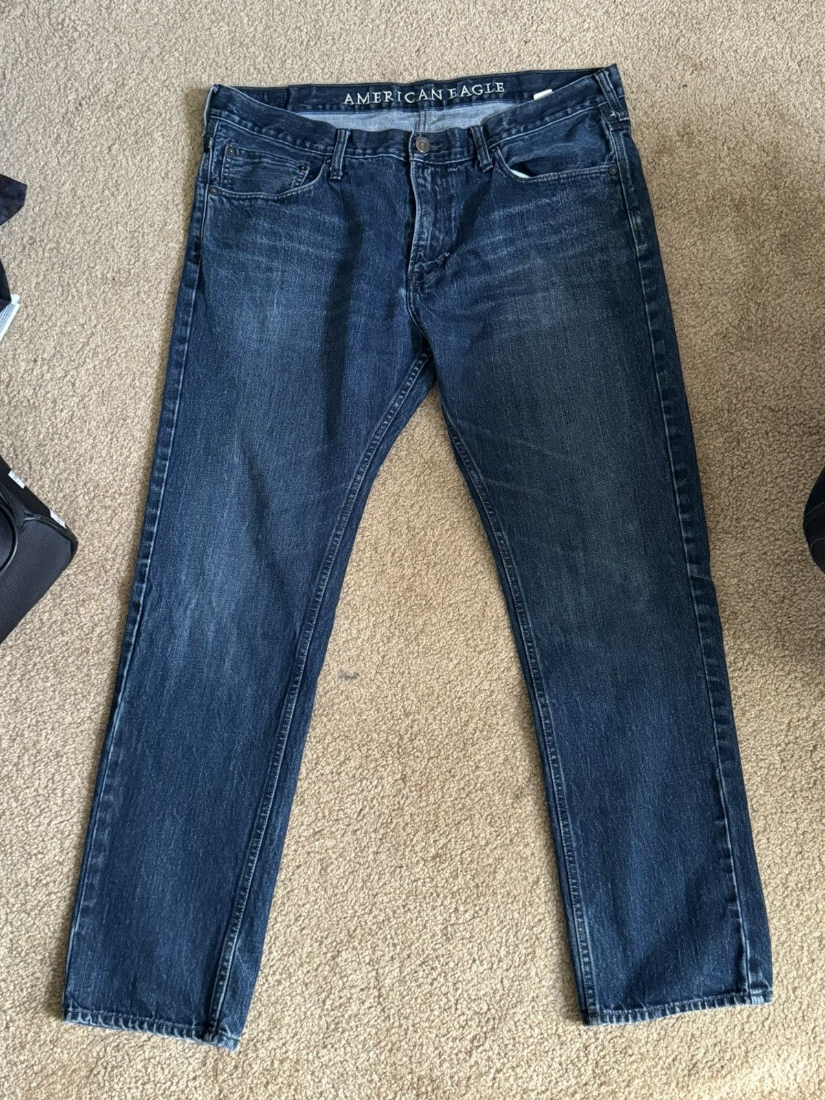 American Eagle Outfitters × Vintage AMERICAN EAGLE SLIM FIT DENIM JEANS 38x32 Size US 38 / EU 54 - 1 Thumbnail