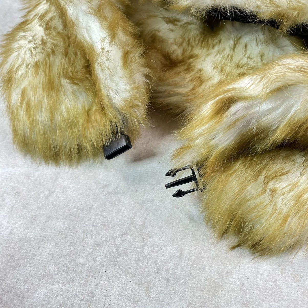 If Six Was Nine Y2K Fur Faux Fuzzy Trapper Mohair Orange Ushanka Hat Size ONE SIZE - 5 Thumbnail