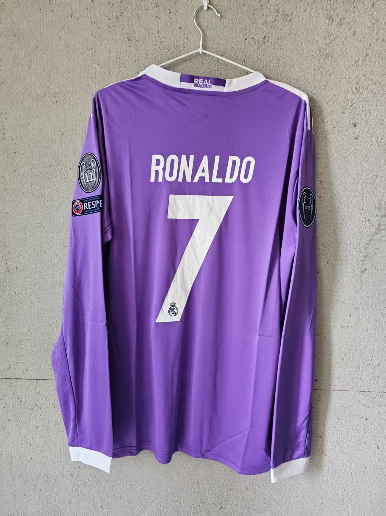 #7 Ronaldo Jersey 2016 2017 Real Madrid Purple