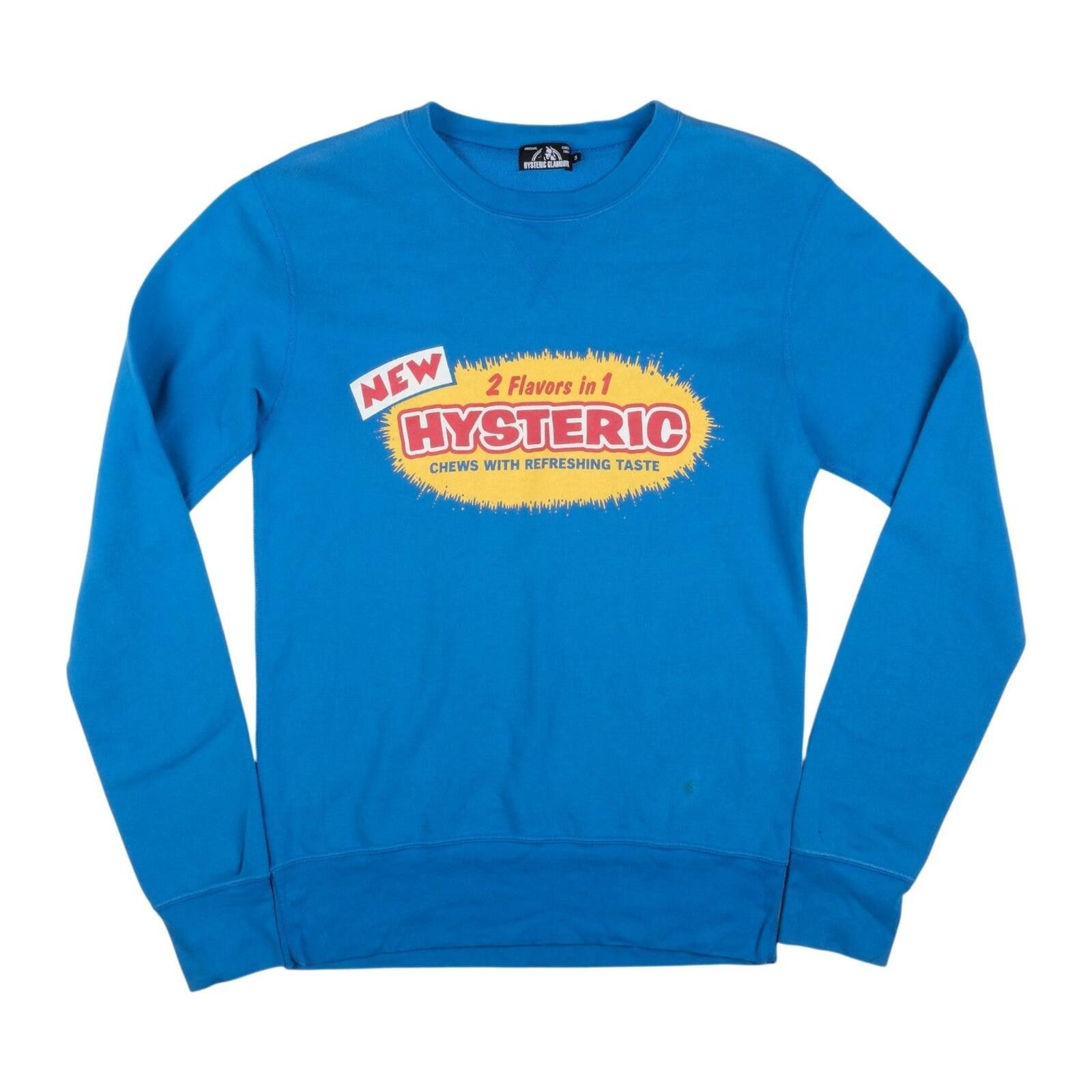 Hysteric Glamour Hysteric Glamour "2 Flavors in 1" Candy Logo Blue Sweatshirt Size S / US 4 / IT 40 - 1 Preview