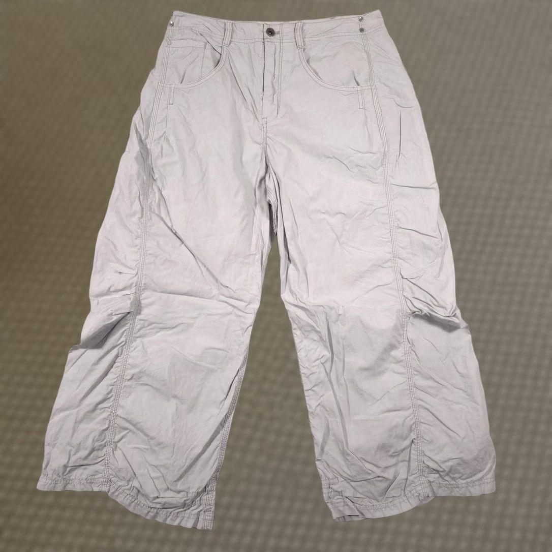 Vintage Pilcro Capri Pants Womens 29 Gray Twill Relaxed Lightweight Pockets Casual Size 29" - 1 Thumbnail