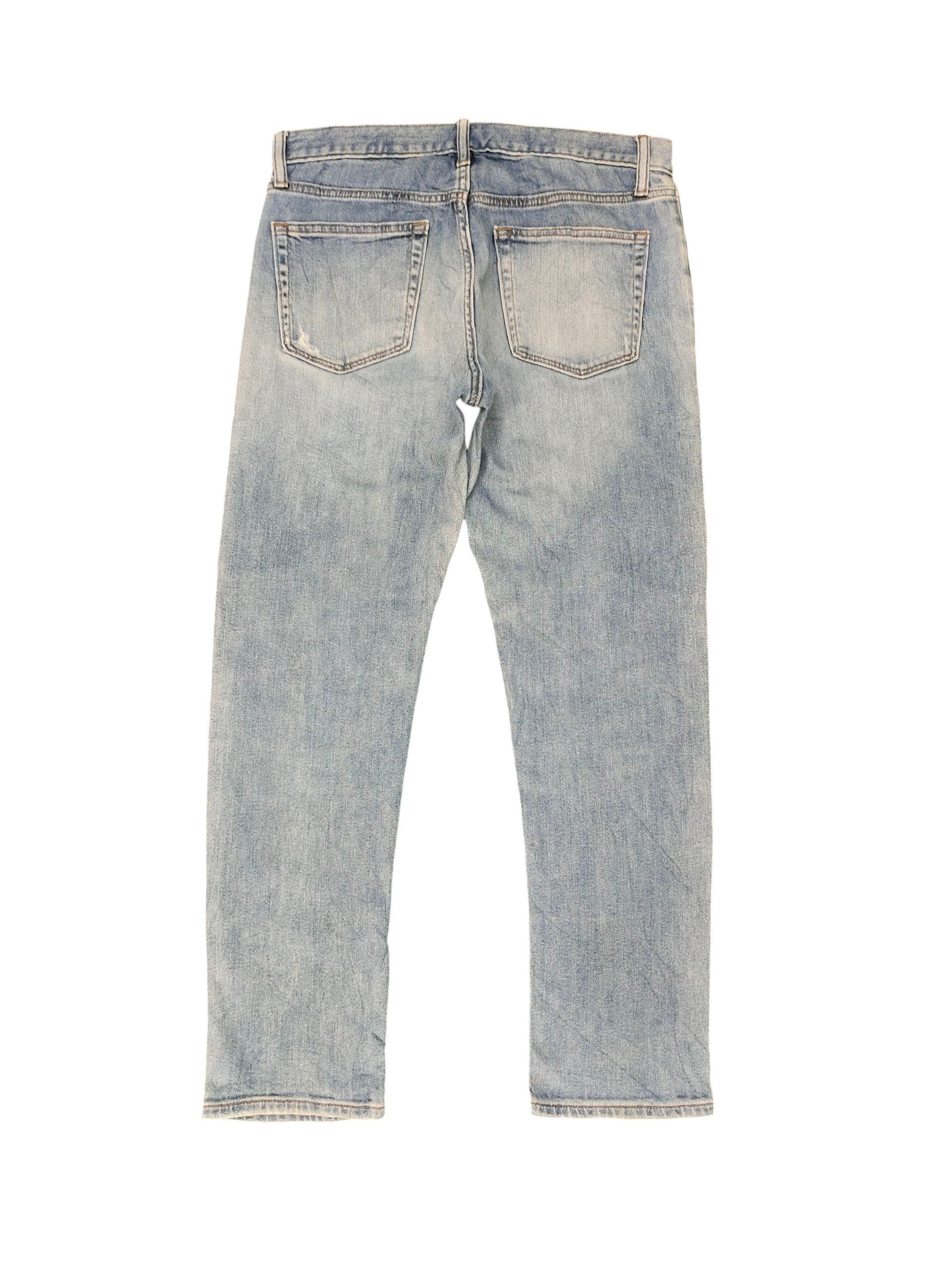 Uniqlo Vintage Y2k Uniqlo Japan Clawmark Distress Faded Denim Jeans Size US 32 / EU 48 - 8 Thumbnail