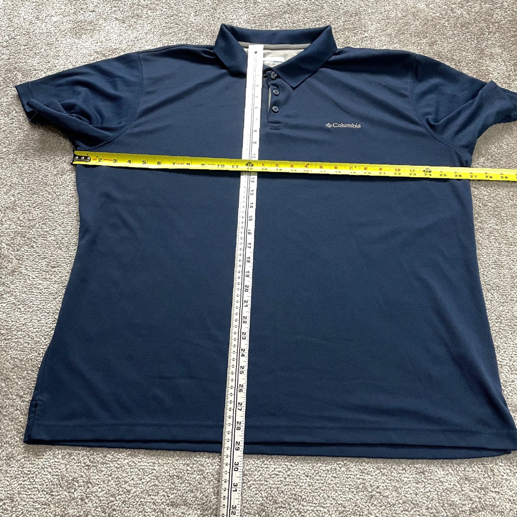 Vintage Columbia Utilizer Omni Wick Shirt Men 2XL Navy Blue Short Sleeve Collared Size US XXL / EU 58 / 5 - 7 Thumbnail