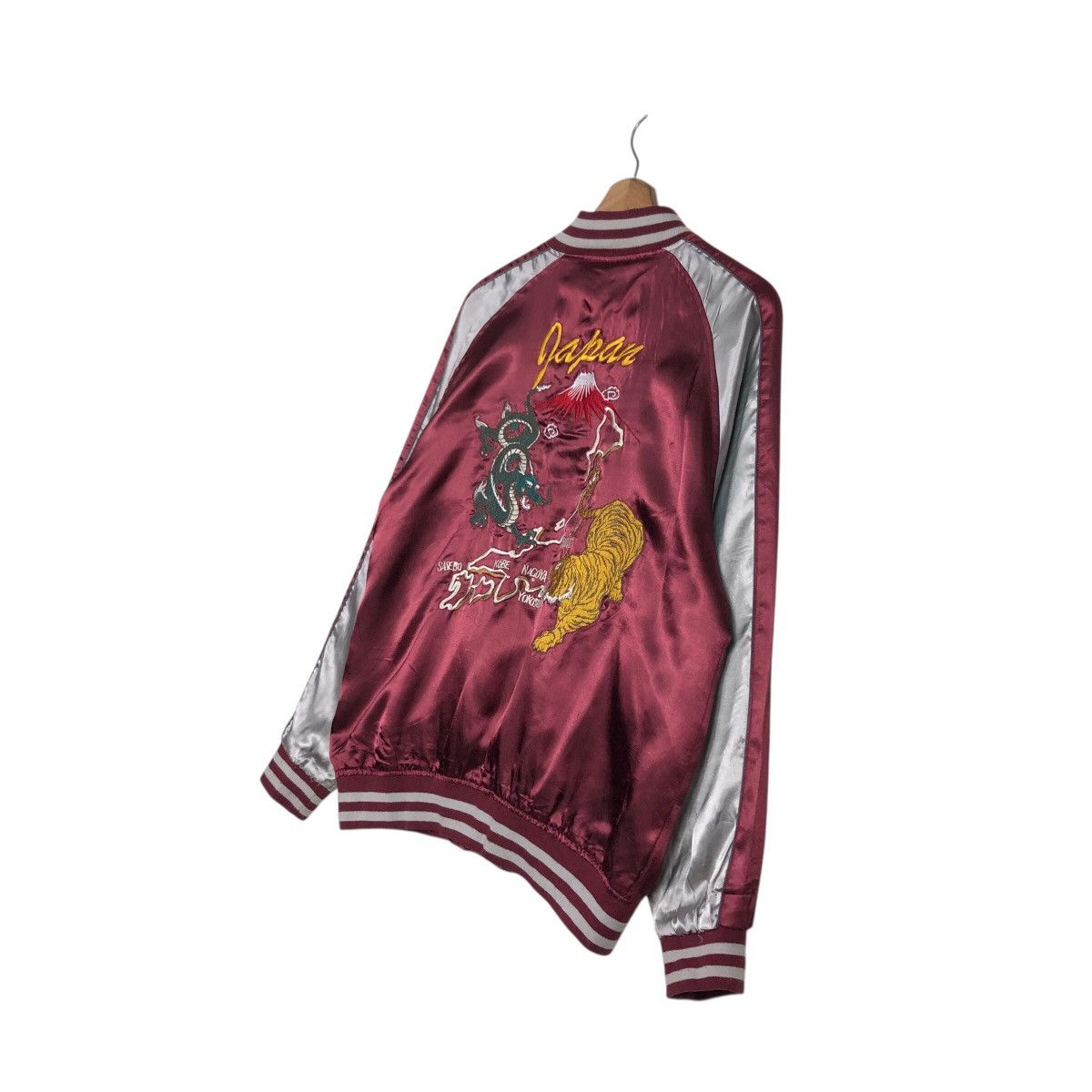 Vintage 📌Vintage Souvenir Sukajan Jacket Embroidered Japan Design Size US L / EU 52-54 / 3 - 11 Thumbnail