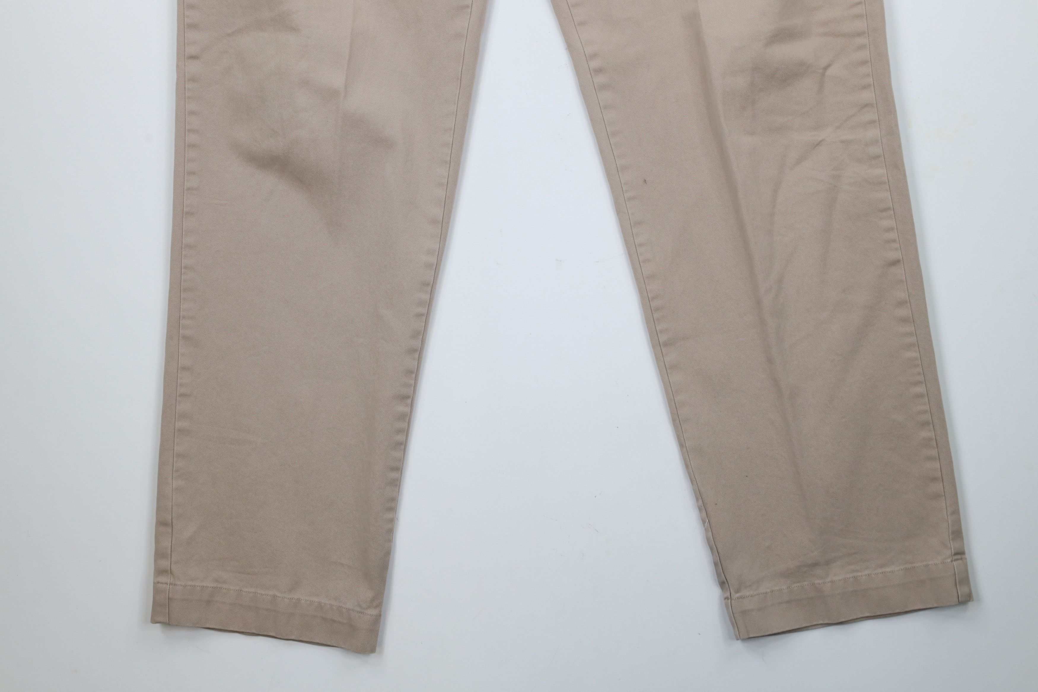 Ralph Lauren × Vintage Vintage 90s Ralph Lauren Spell Out Cotton Chino Pants Beige Size US 32 / EU 48 - 4 Thumbnail