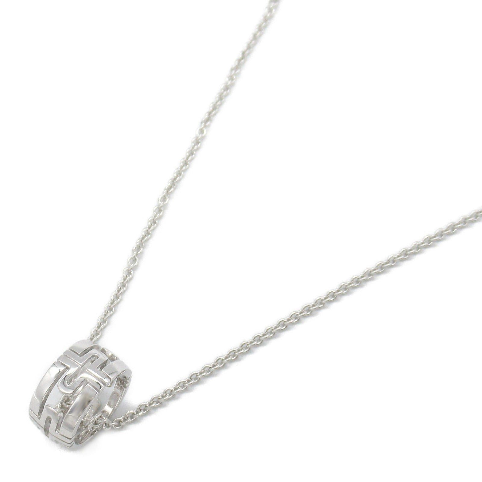 Bvlgari Bvlgari Parentesi Necklace K18Wg (White Gold) Silver Size ONE SIZE - 1 Thumbnail