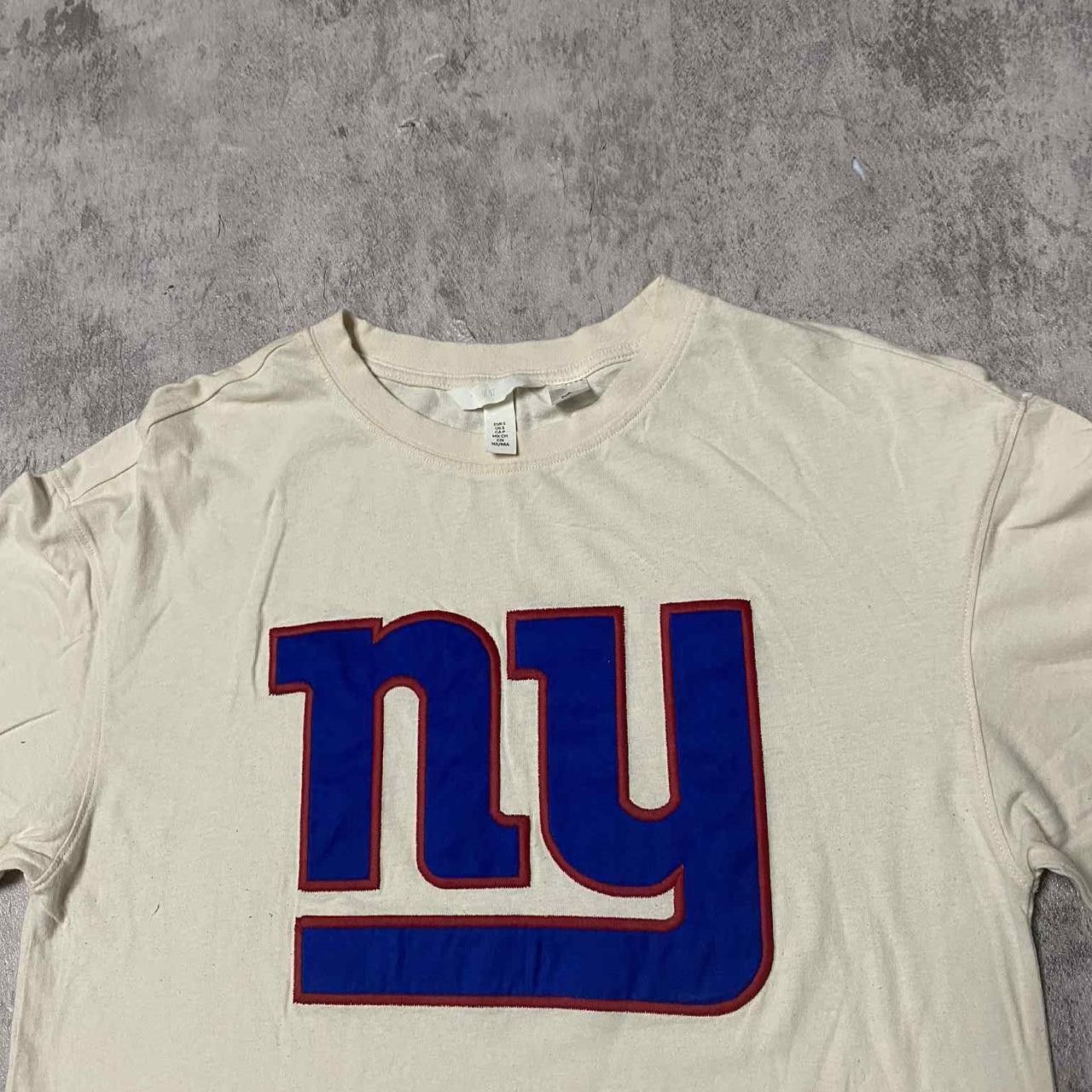 NFL Cream and navy New York Giants cotton t-shirt #NFL #Giants Size US S / EU 44-46 / 1 - 2 Thumbnail