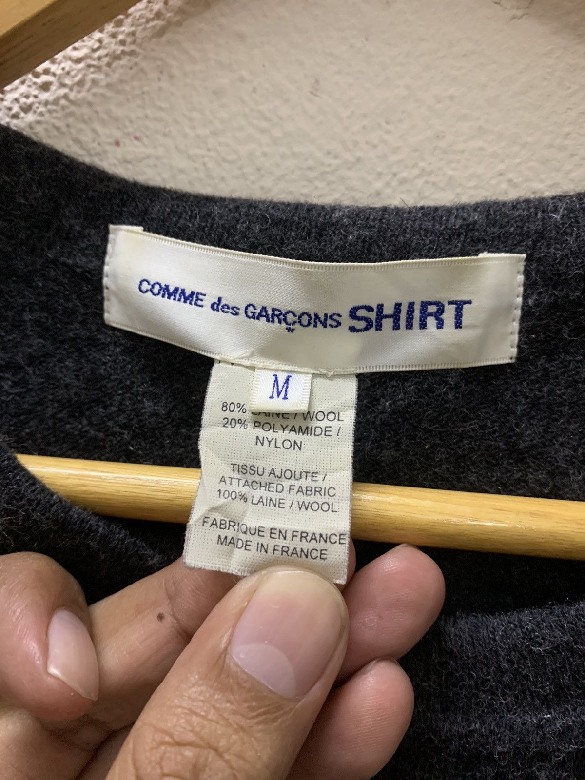 Comme des Garcons Comme des Garcons Shirt Wool Knit Size US M / EU 48-50 / 2 - 7 Thumbnail