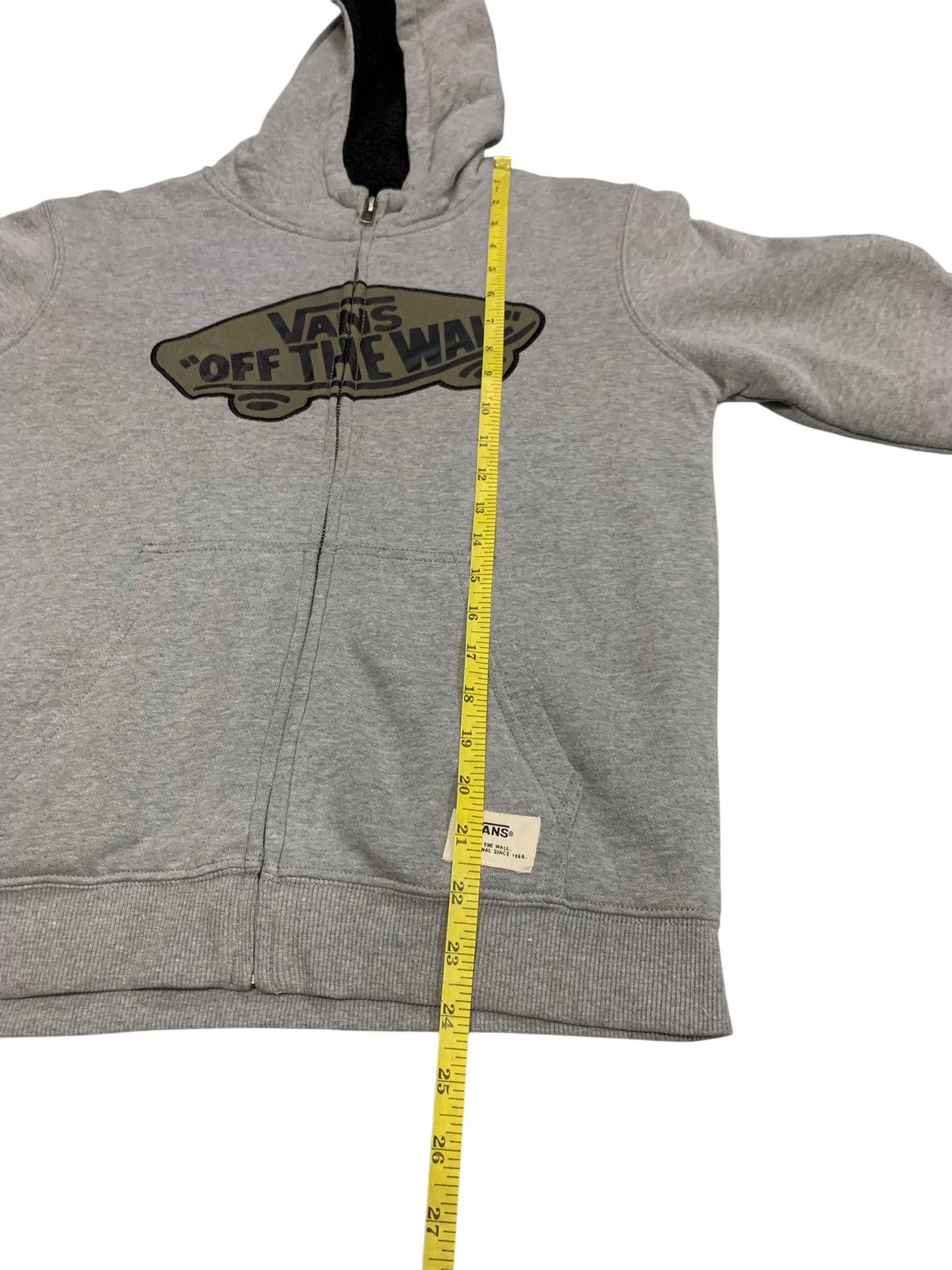 Vans Rare Vans Of The Wall Big Logo Zipper Down Hoodie Sweater Size M / US 6-8 / IT 42-44 - 9 Thumbnail