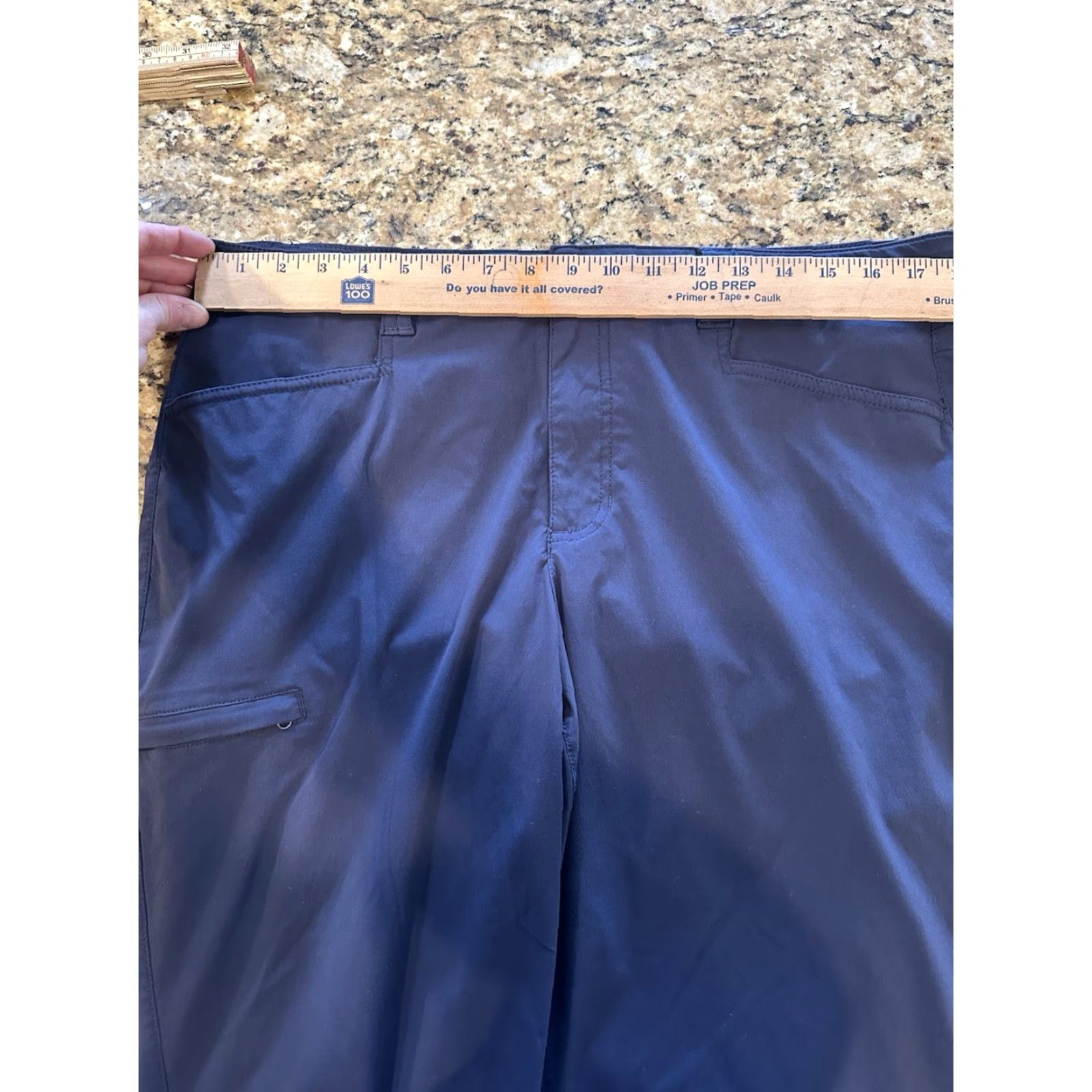 Eddie Bauer Eddie Bauer Pants Womens Tall 16 Navy Blue Outdoor Active Capri Zip Button Adjustable Capris 16T Tall Size 38" / US 16 / IT 52 - 3 Thumbnail