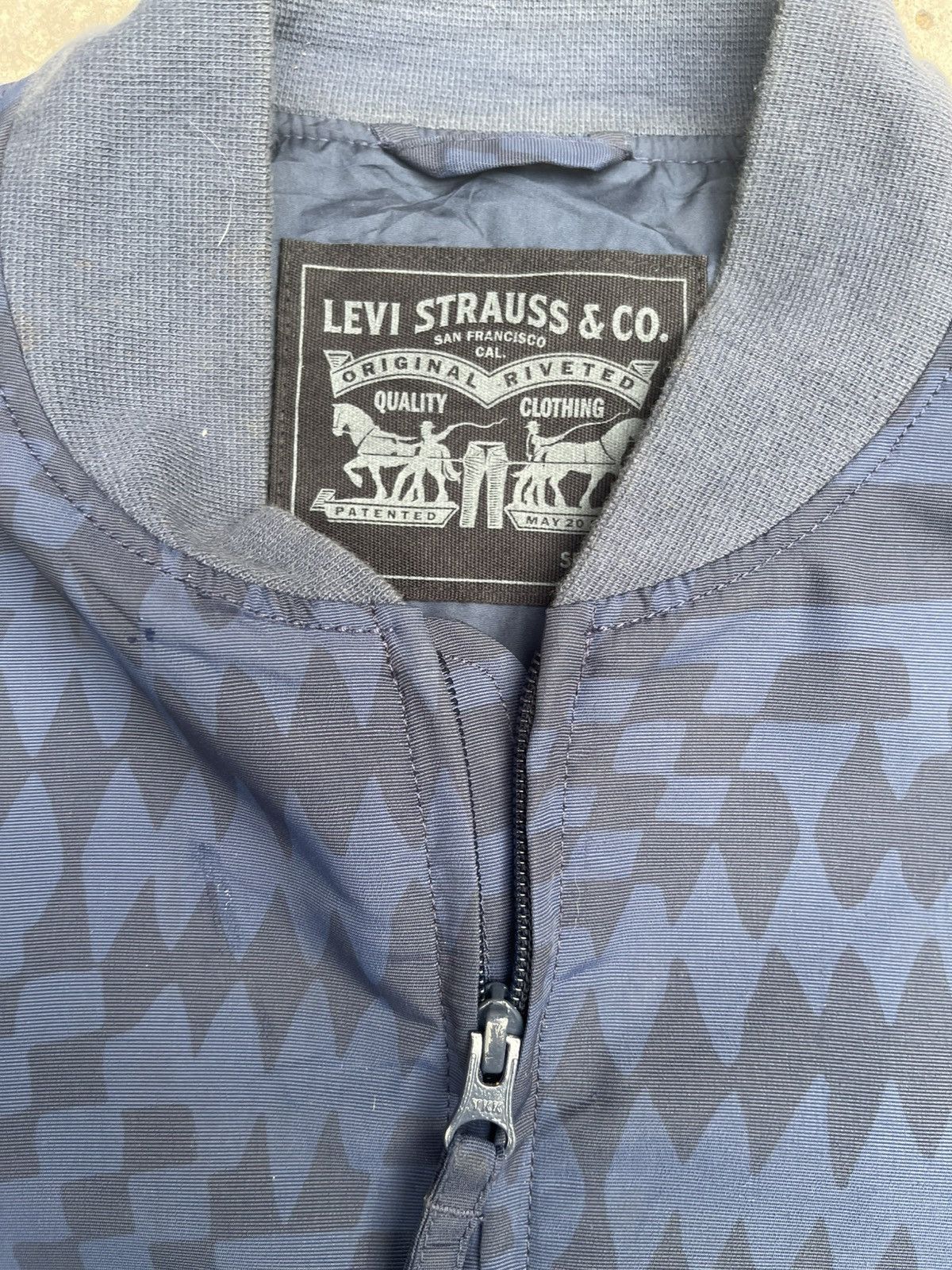 Levi's × Vintage Levi's Geometric Pattern Zip-Up Jacket Size US S / EU 44-46 / 1 - 3 Thumbnail