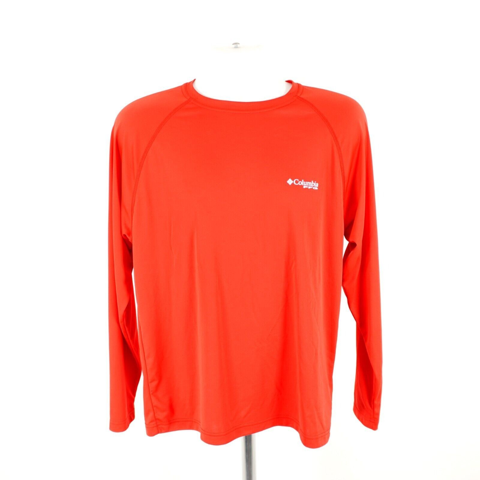 Columbia Columbia PFG Omni-Shade Small T-Shirt Red Long Sleeve Crew N Size US S / EU 44-46 / 1 - 3 Thumbnail