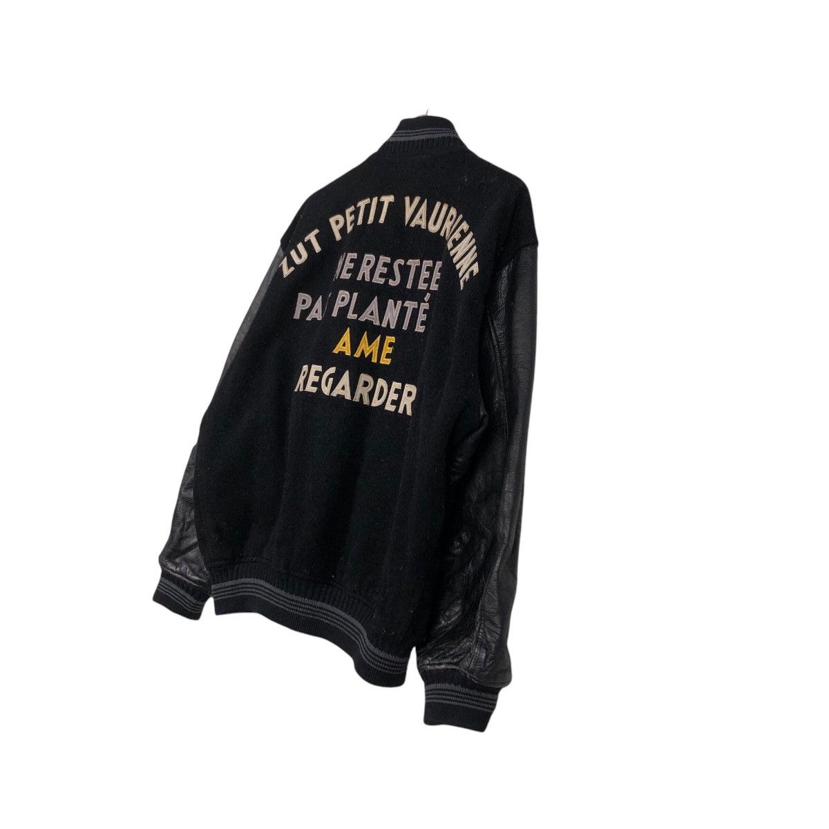 Japanese Brand 📌Vintage Varsity Leather Jacket Zut Petit Issey Miyake Size US L / EU 52-54 / 3 - 11 Thumbnail