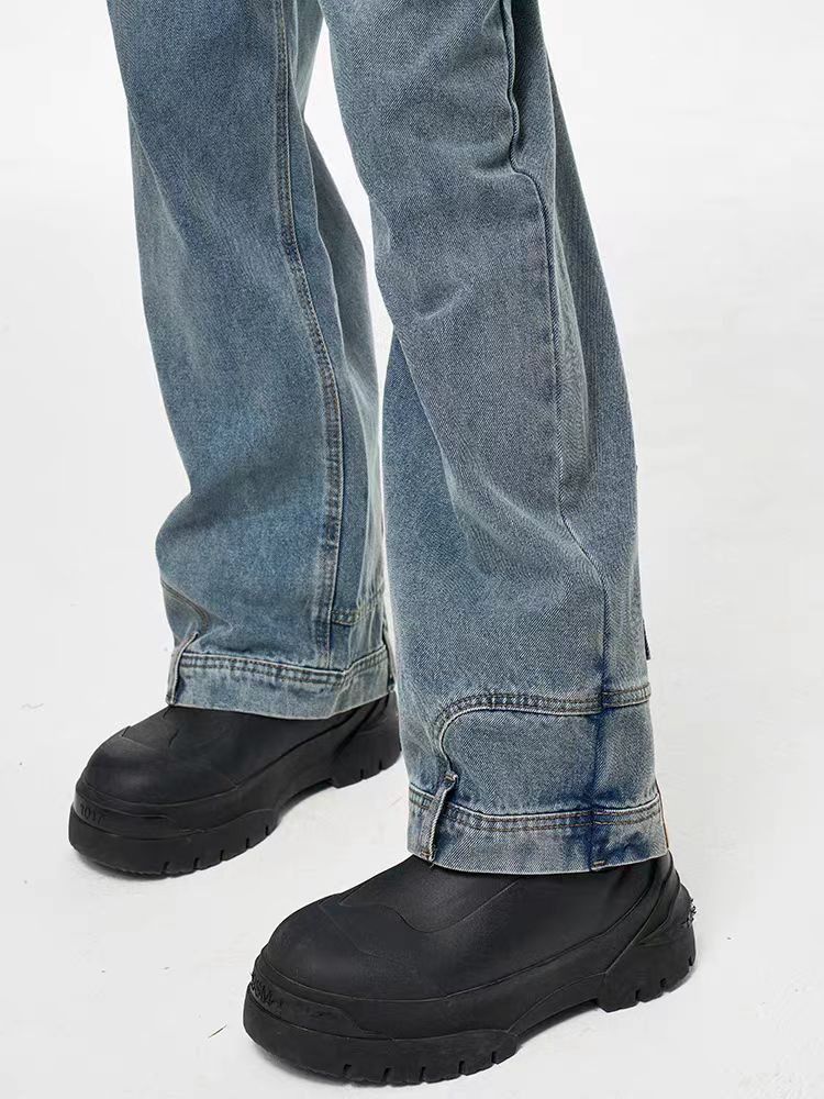 Japanese Brand × Jean High Street Washed and Aged Casual Loose Jeans Size US 34 / EU 50 - 4 Thumbnail