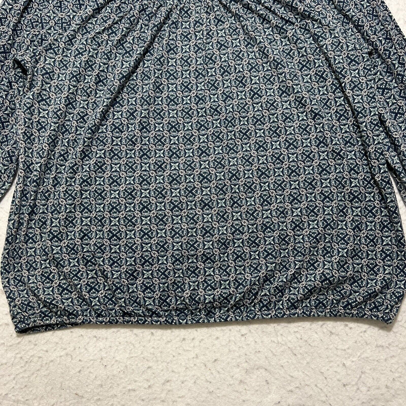 Michael Kors Michael Kors Squareneck Long Sleeve Lightweight Blouse Size L / US 10 / IT 46 - 4 Thumbnail