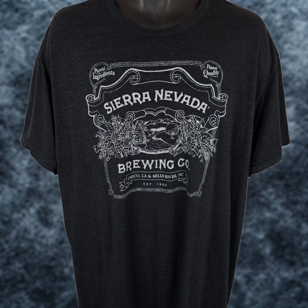 Vintage Sierra Nevada Brewing T Shirt Mens 2XL Gray Beer Breweriana Made In USA Shirt Size US XXL / EU 58 / 5 - 1 Thumbnail