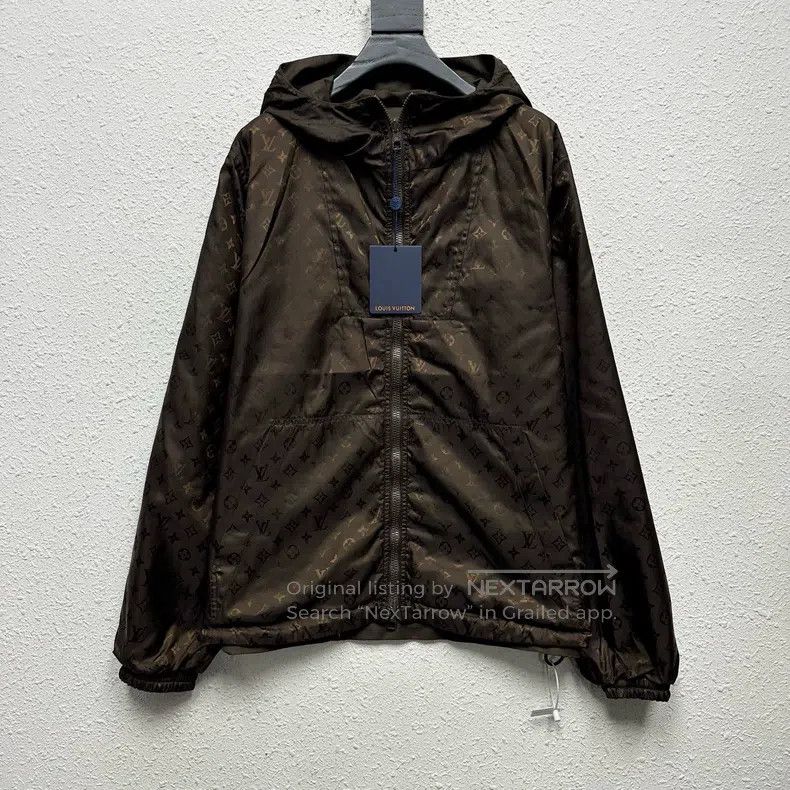 Louis Vuitton Louis Vuitton Pins, double-sided wear, full print, brown a Size US L / EU 52-54 / 3 - 3 Thumbnail